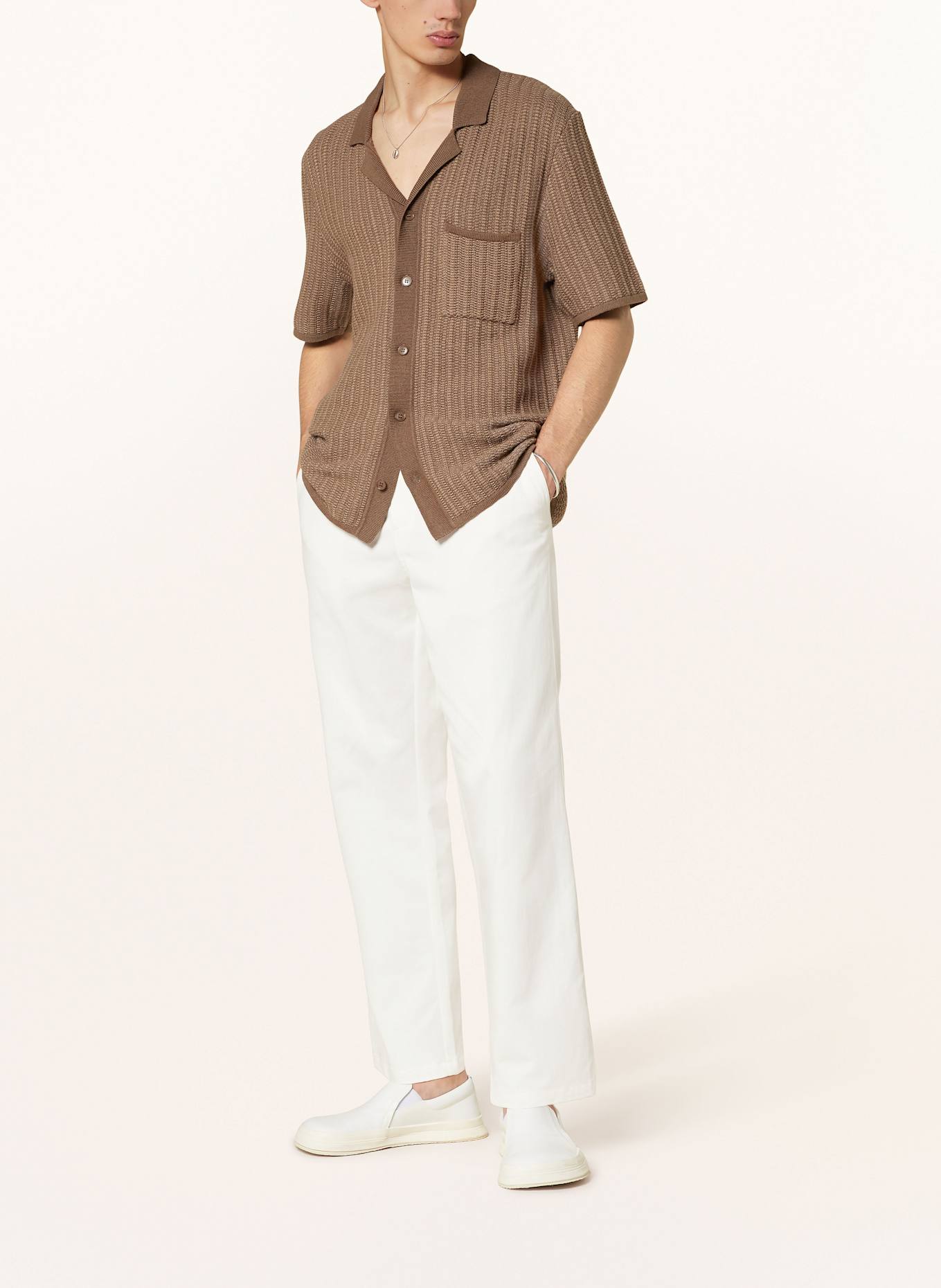 SAMSØE  SAMSØE Hose JABARI im Jogging-Stil Regular Fit: CREME