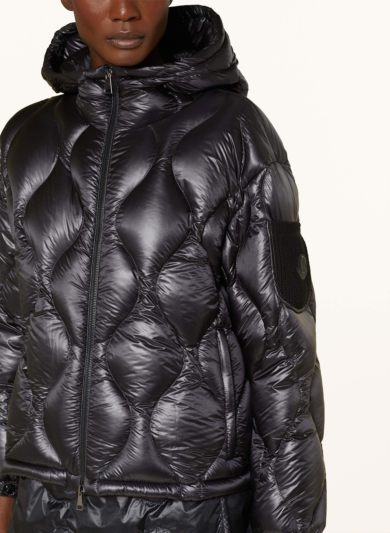 MONCLER Down jacket ANTHON: BLACK (Image 5)
