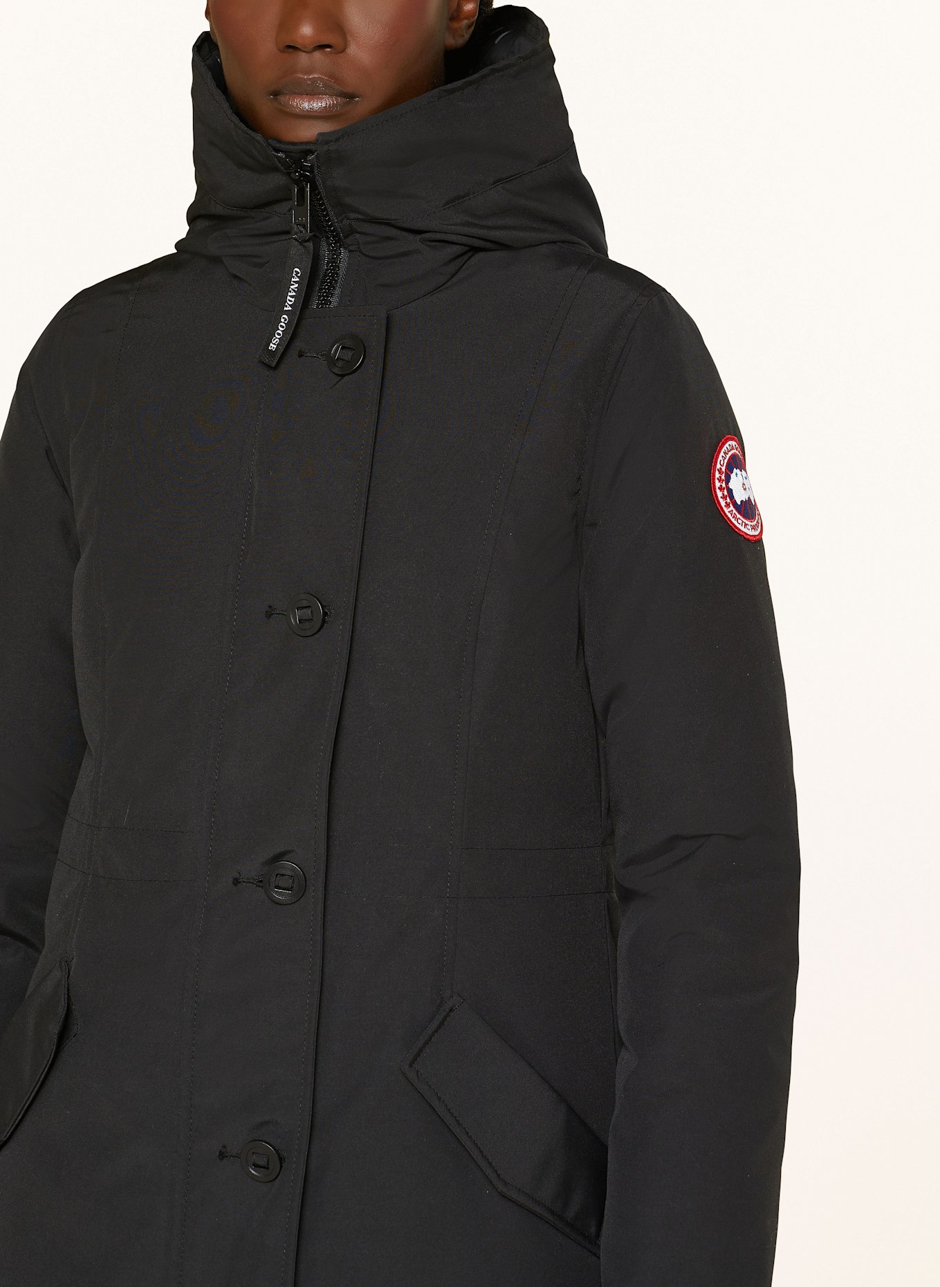CANADA GOOSE Daunenparka ROSSCLAIR, Farbe: SCHWARZ (Bild 5)