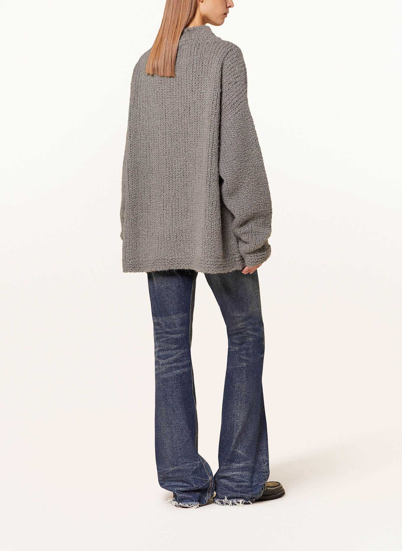 by Aylin Koenig Pullover GRANNY mit Alpaka: GRAU