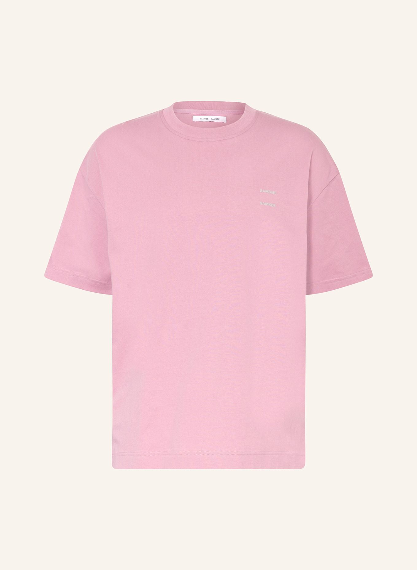 SAMSØE SAMSØE Tričko JOEL: RŮŽOVÁ