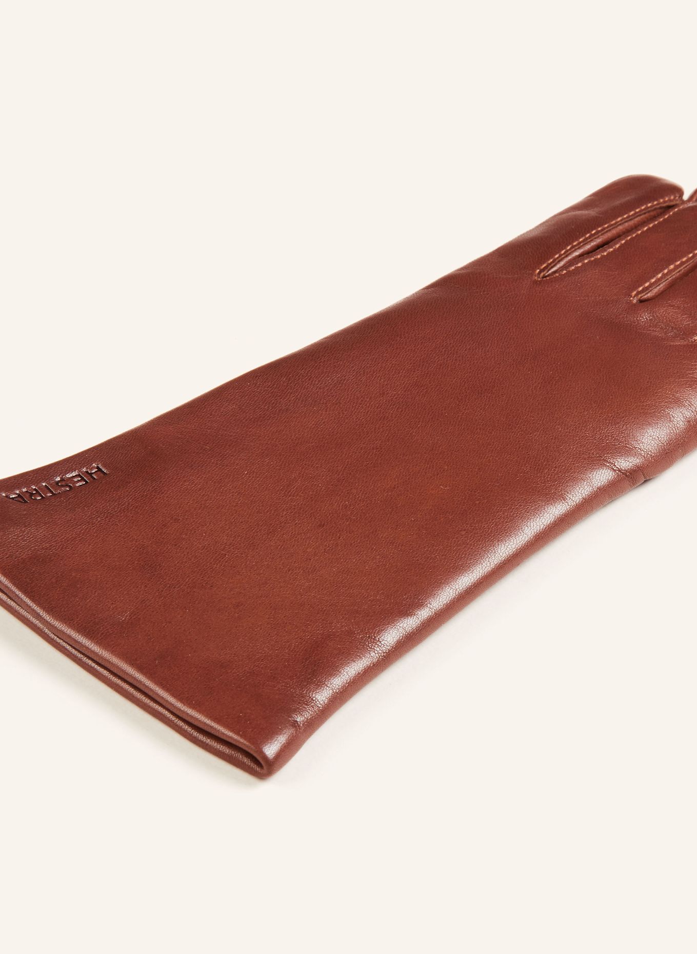 HESTRA Lederhandschuhe ELISABETH: BRAUN