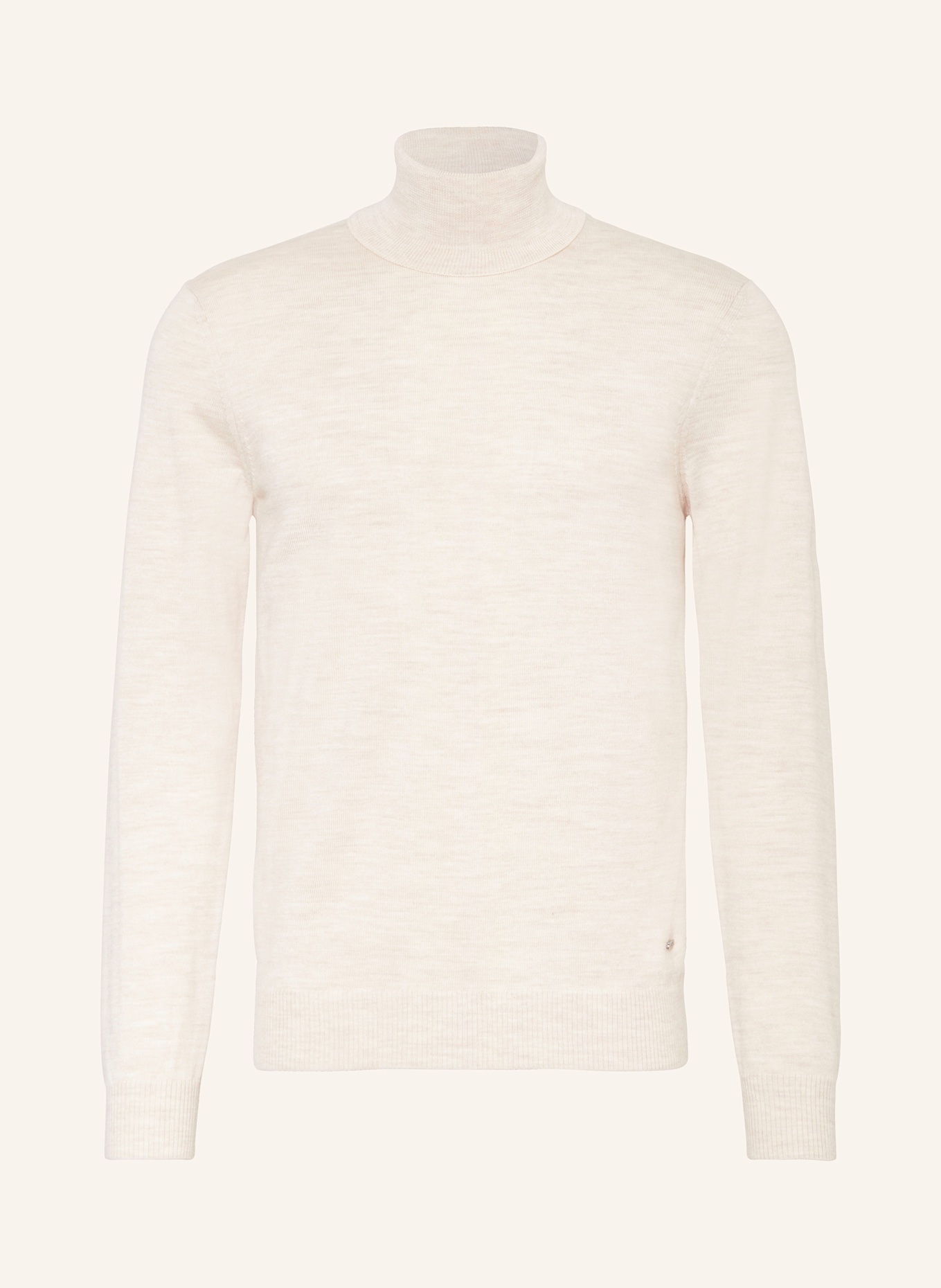 JOOP! Rollkragenpullover DONTE aus Merinowolle: BEIGE