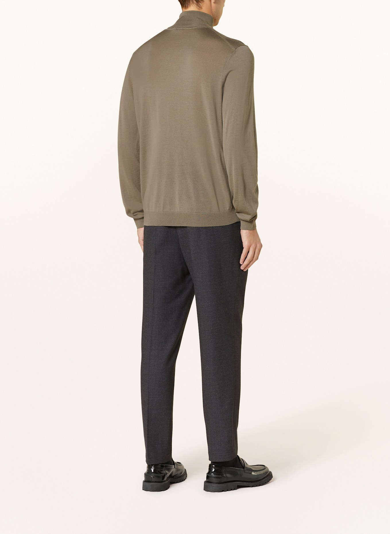 BOSS Rollkragenpullover MUSSO: KHAKI