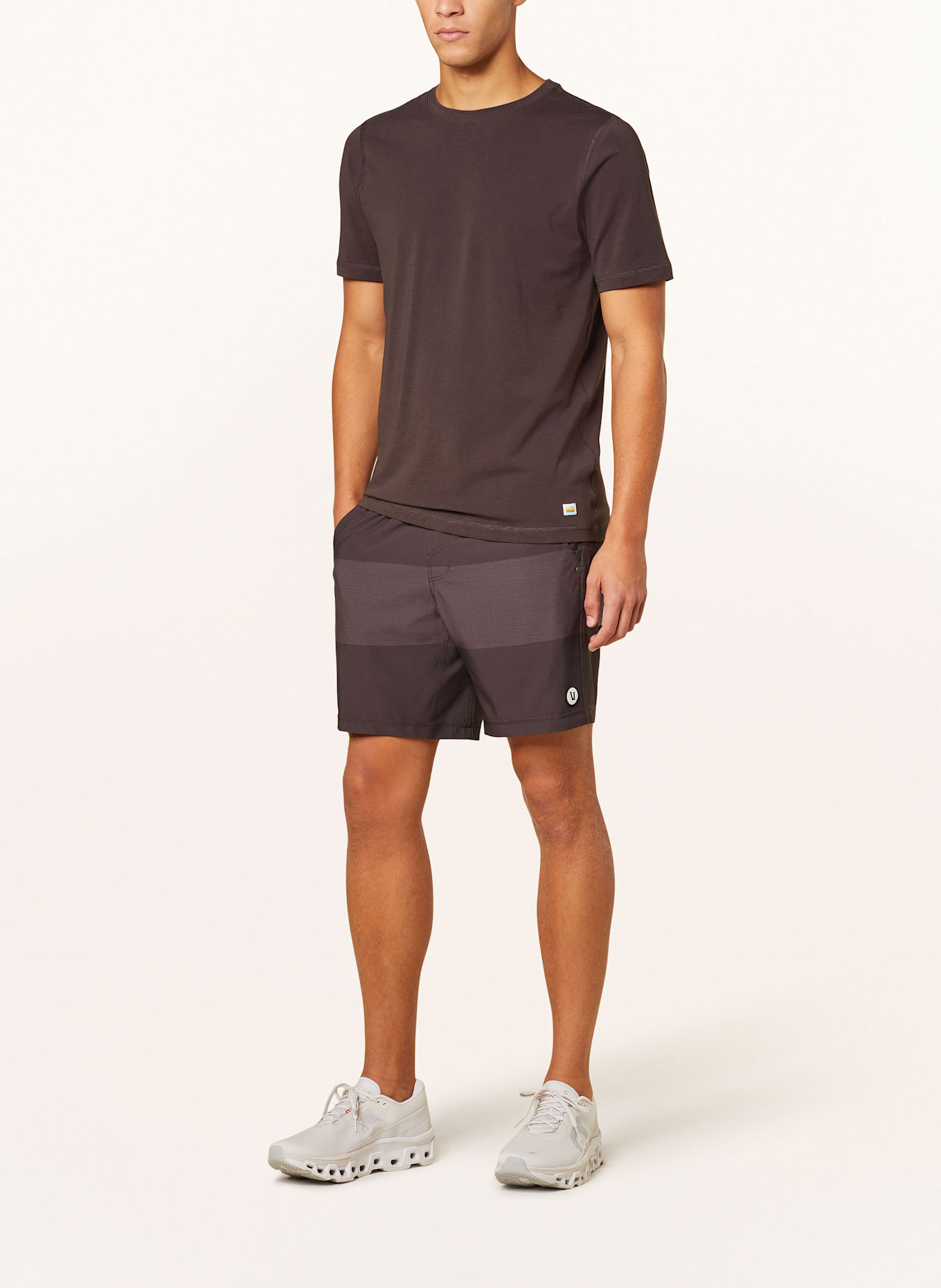 vuori Tréninkové šortky 2v1 KORE: HNĚDÁ