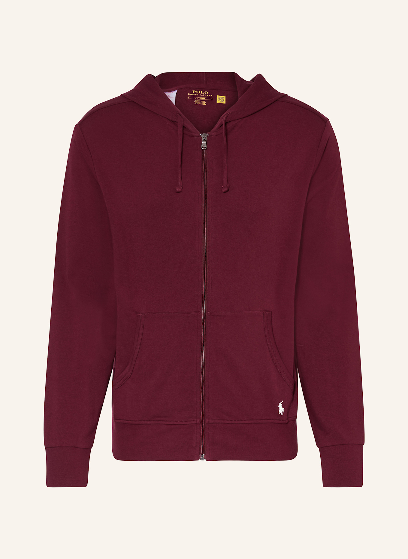 POLO RALPH LAUREN Veste sweat lounge: ROUGE FONCÉ