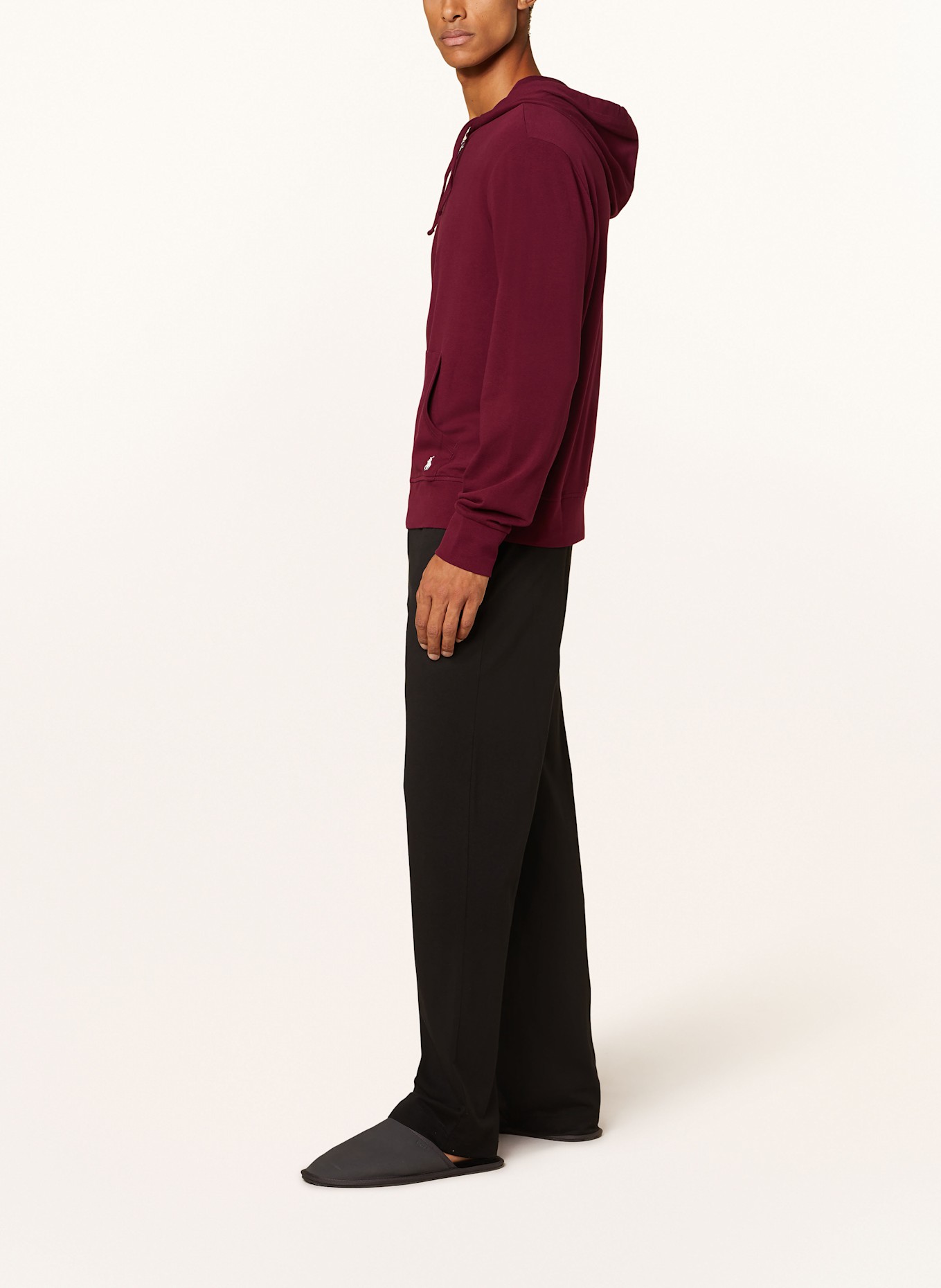 POLO RALPH LAUREN Veste sweat lounge: ROUGE FONCÉ