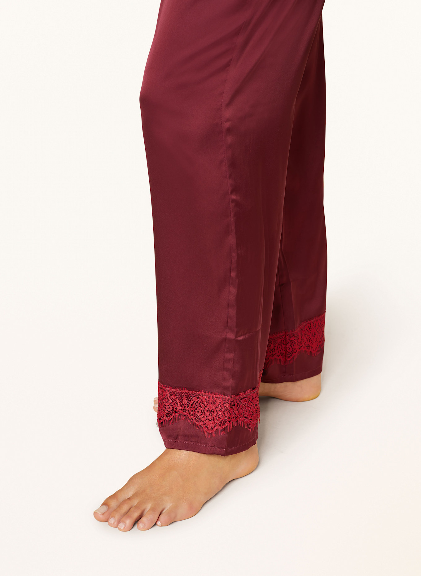 Short De Pyjama Simone Pérèle – Satin Secrets, Beige Clair, Taille 2 (neuf Avec étiquettes)