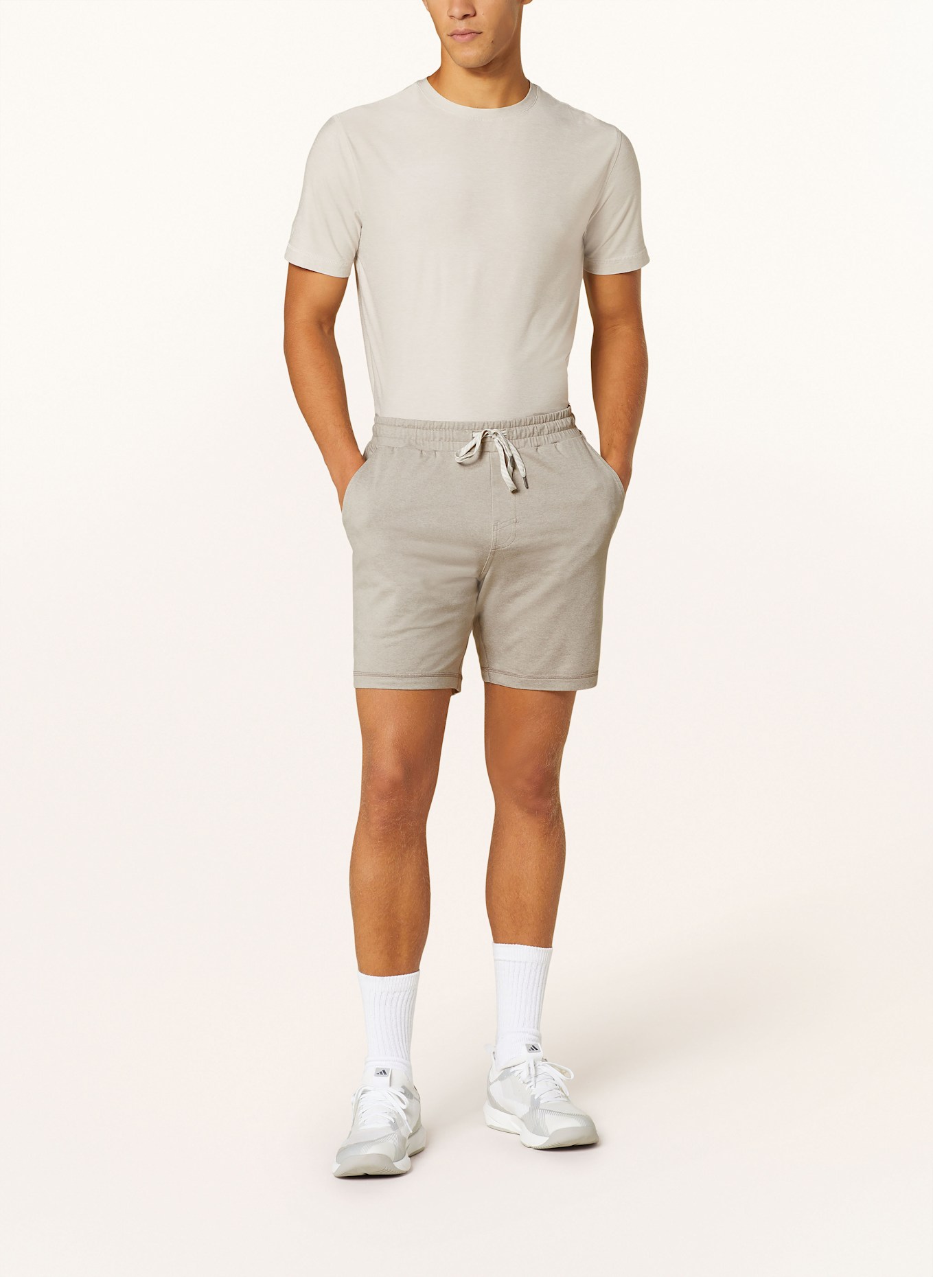 vuori Training shorts PONTO: LIGHT BROWN