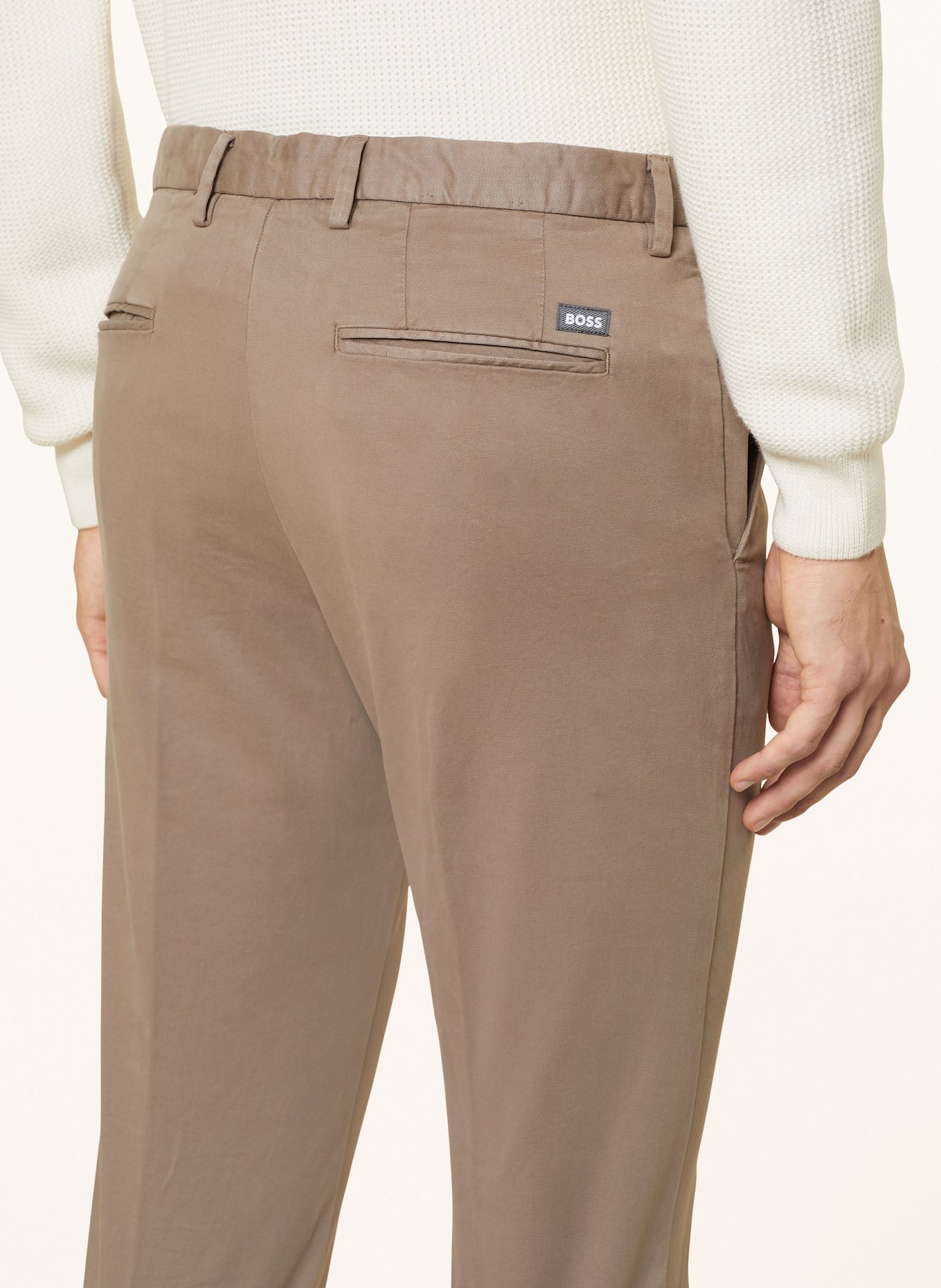 BOSS Chinos KAITO slim fit: KHAKI