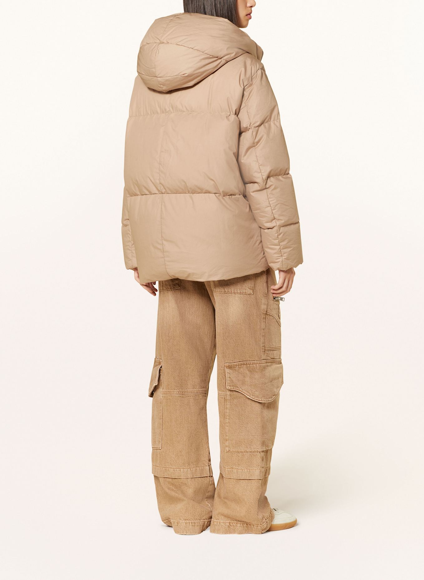 CANADA GOOSE Down jacket GARNET: LIGHT BROWN