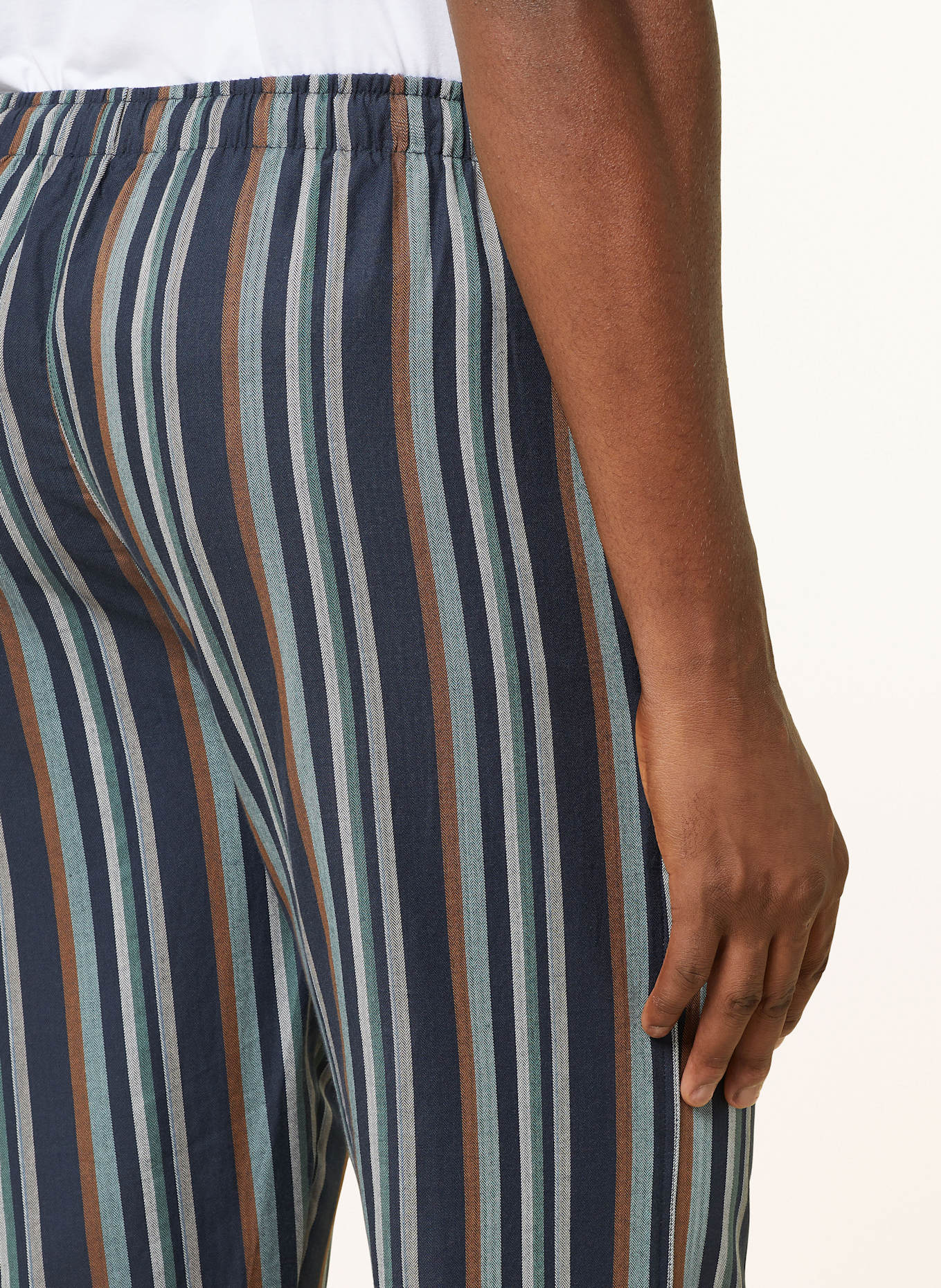 SCHIESSER Schlafhose MIX+RELAX: DUNKELBLAU / DUNKELGRÜN