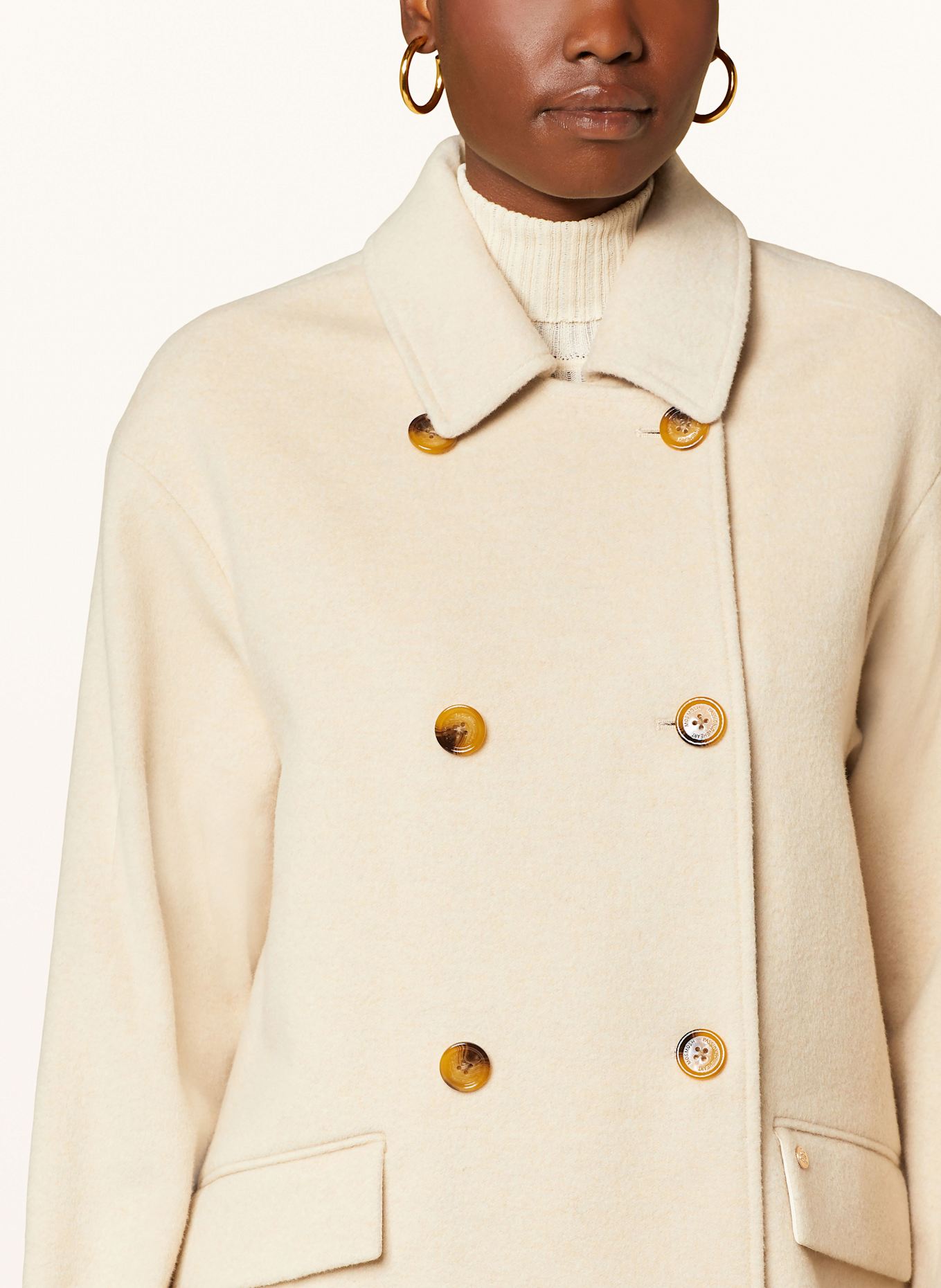 MOS MOSH Coat MMVENICE, Color: ECRU (Image 4)