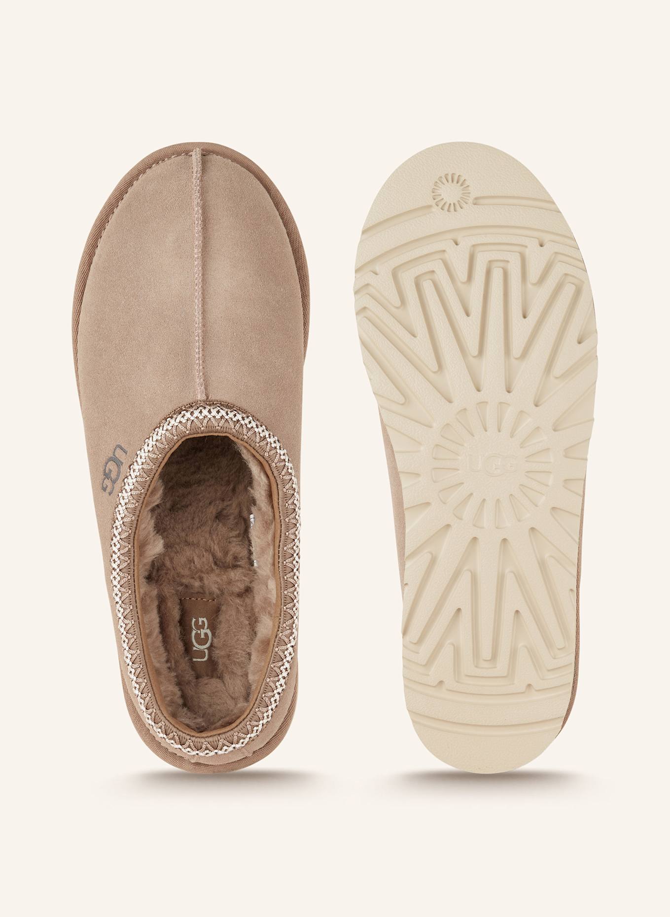 Light brown ugg slippers hot sale