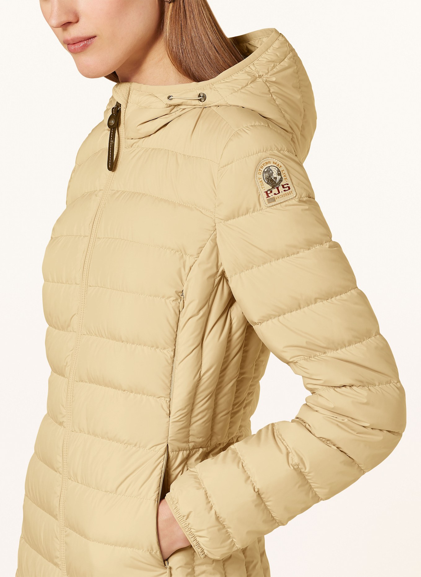 PARAJUMPERS Lightweight Daunenjacke IRENE in creme
