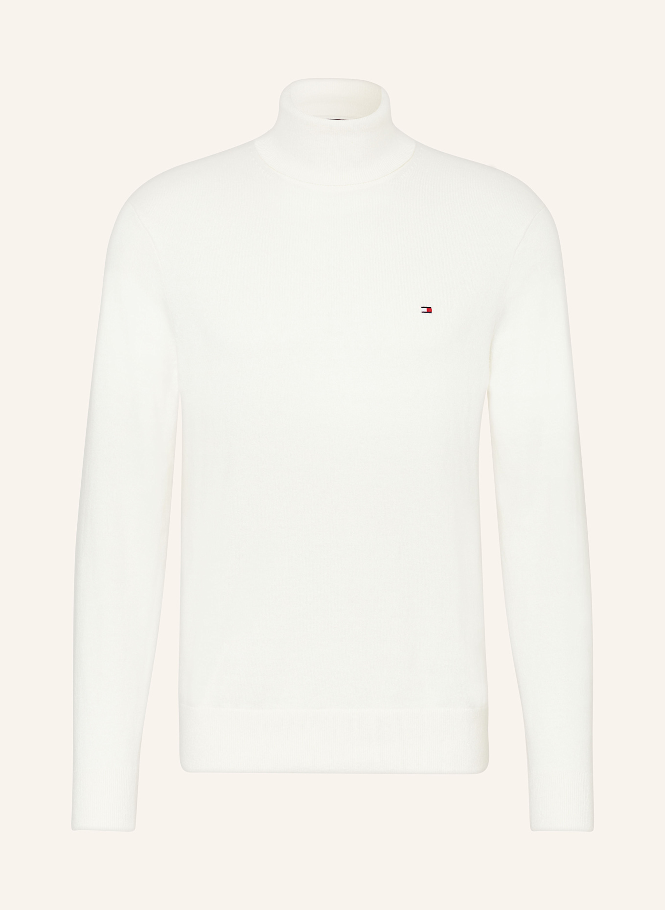 TOMMY HILFIGER Rollkragenpullover, Farbe: WEISS (Bild 1)