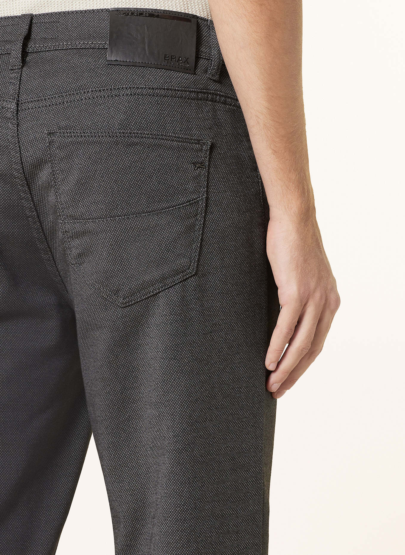 BRAX Hose CADIZ Straight Fit: DUNKELGRAU