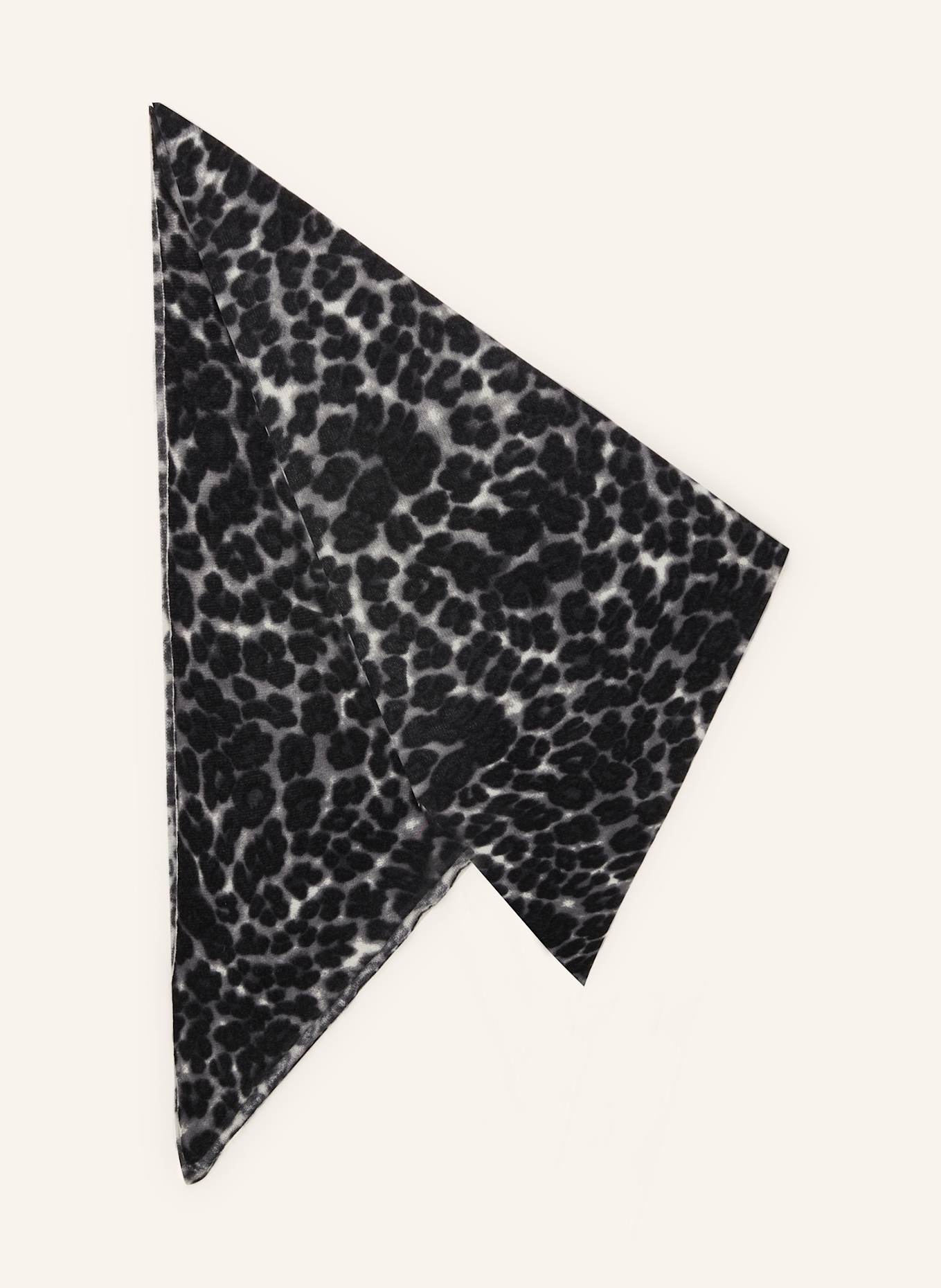 S.MARLON Chusta trójkątna z kaszmiru: CZARNY / SZARY / KREMOWY