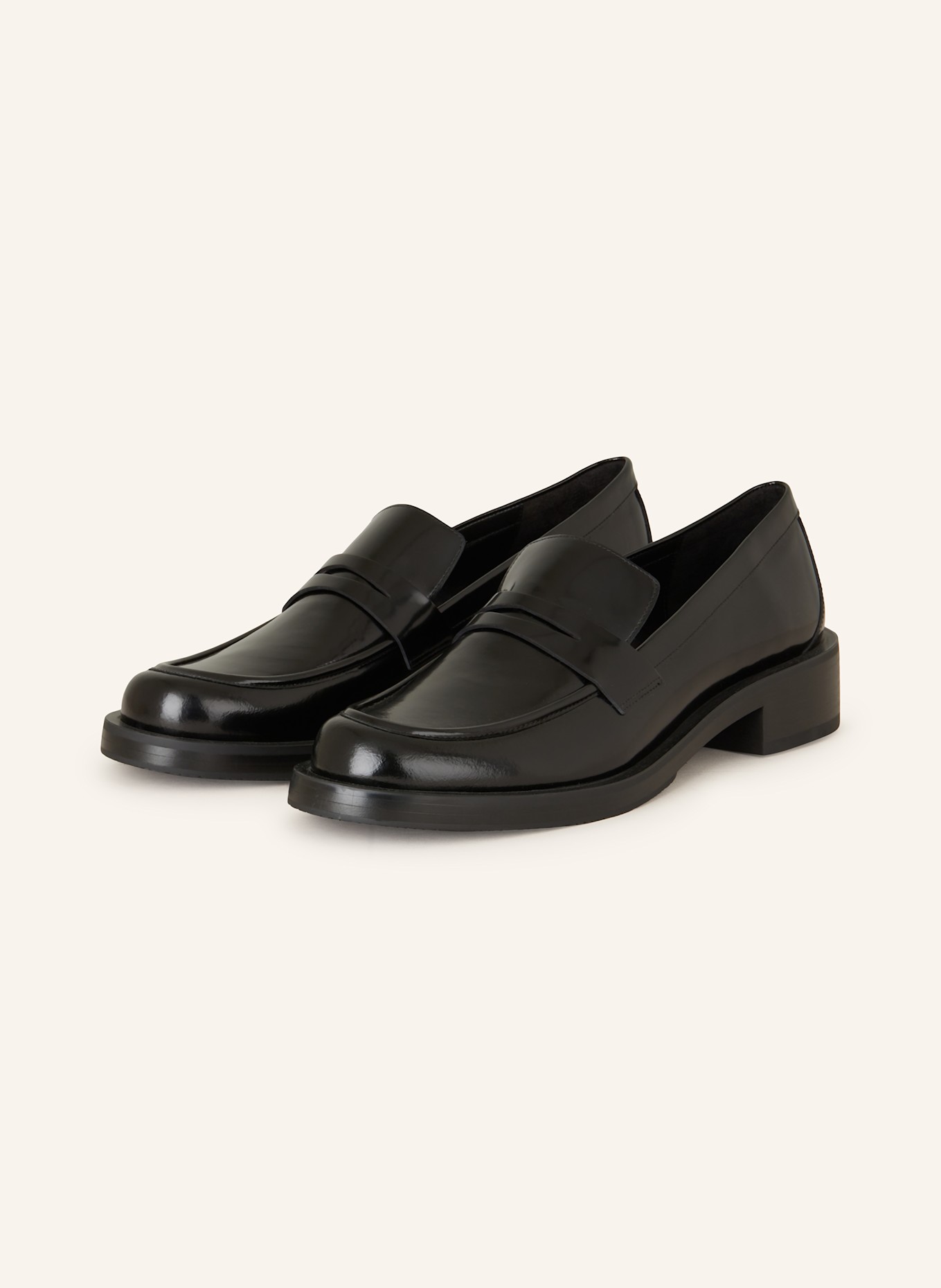 STUART WEITZMAN Penny loafers PALMER, Color: BLACK (Image 1)