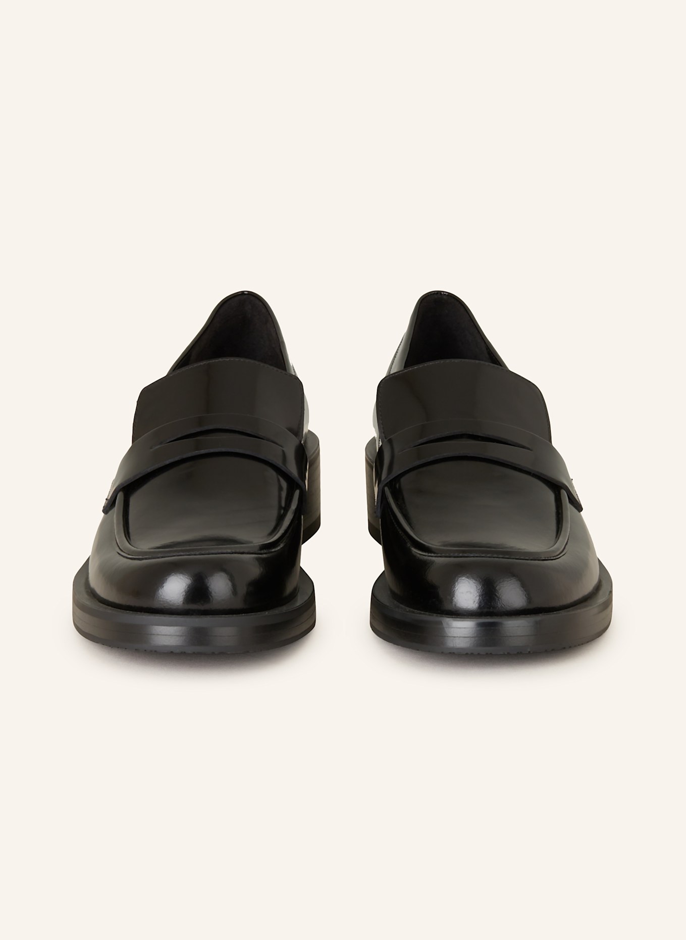 STUART WEITZMAN Penny loafers PALMER, Color: BLACK (Image 3)