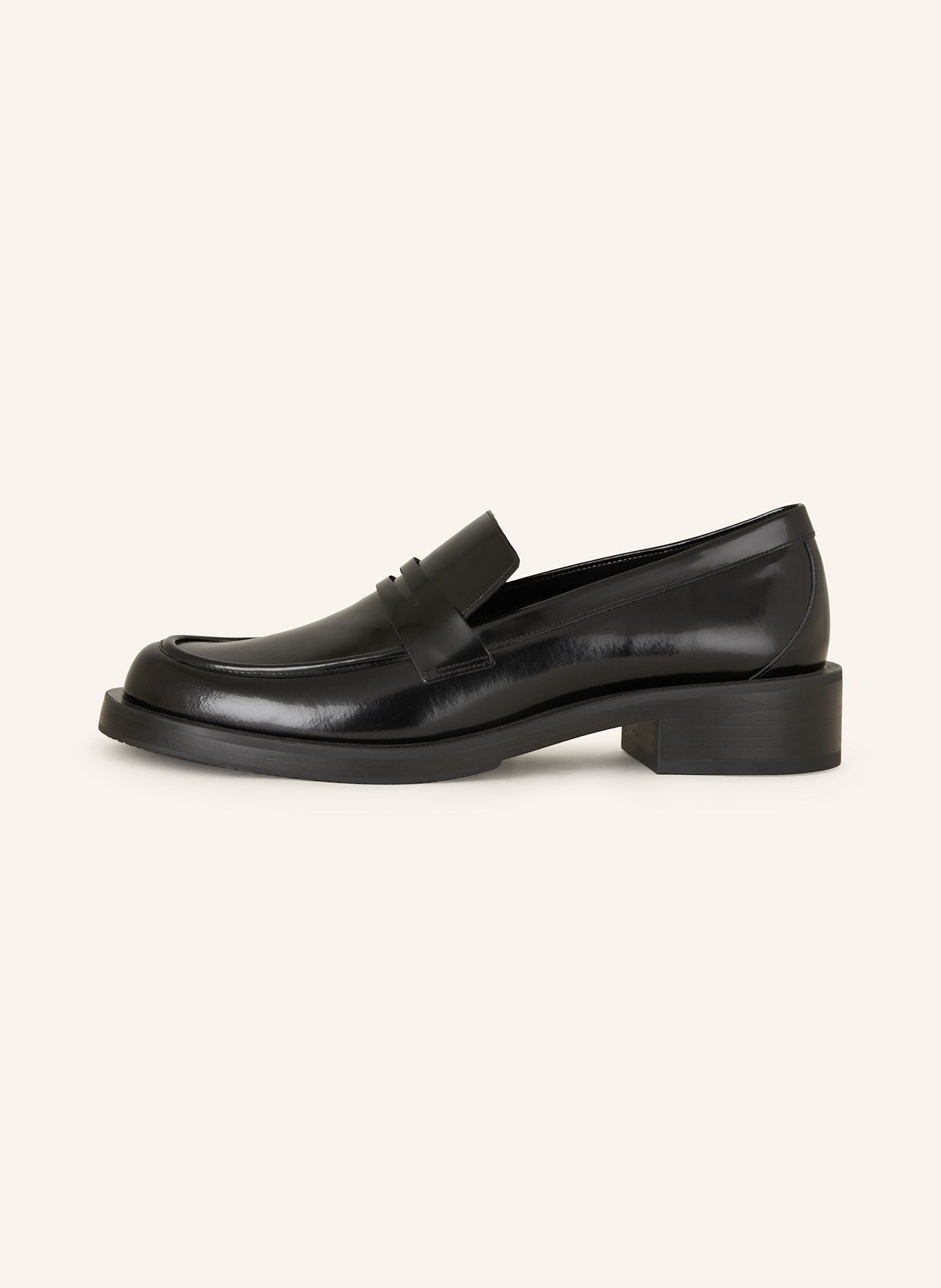 STUART WEITZMAN Penny loafers PALMER, Kolor: CZARNY (Obrazek 4)