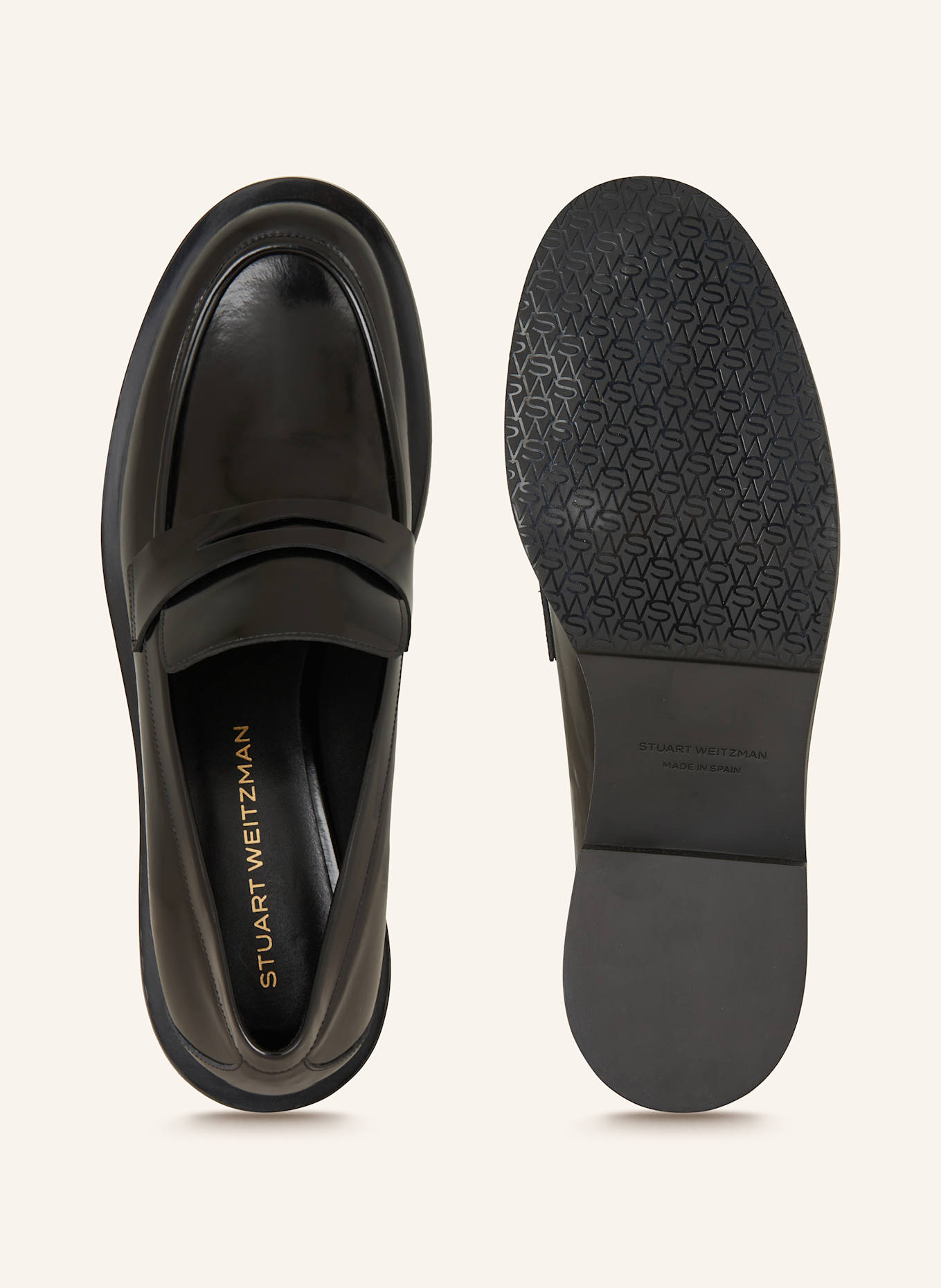 STUART WEITZMAN Penny loafers PALMER, Color: BLACK (Image 5)