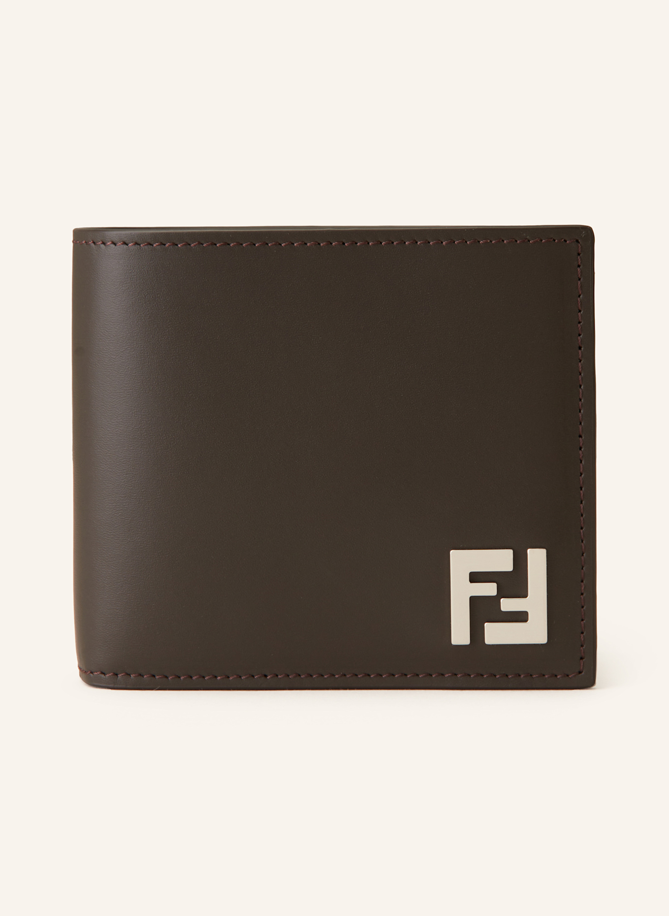 FENDI Geldborse in dunkelbraun
