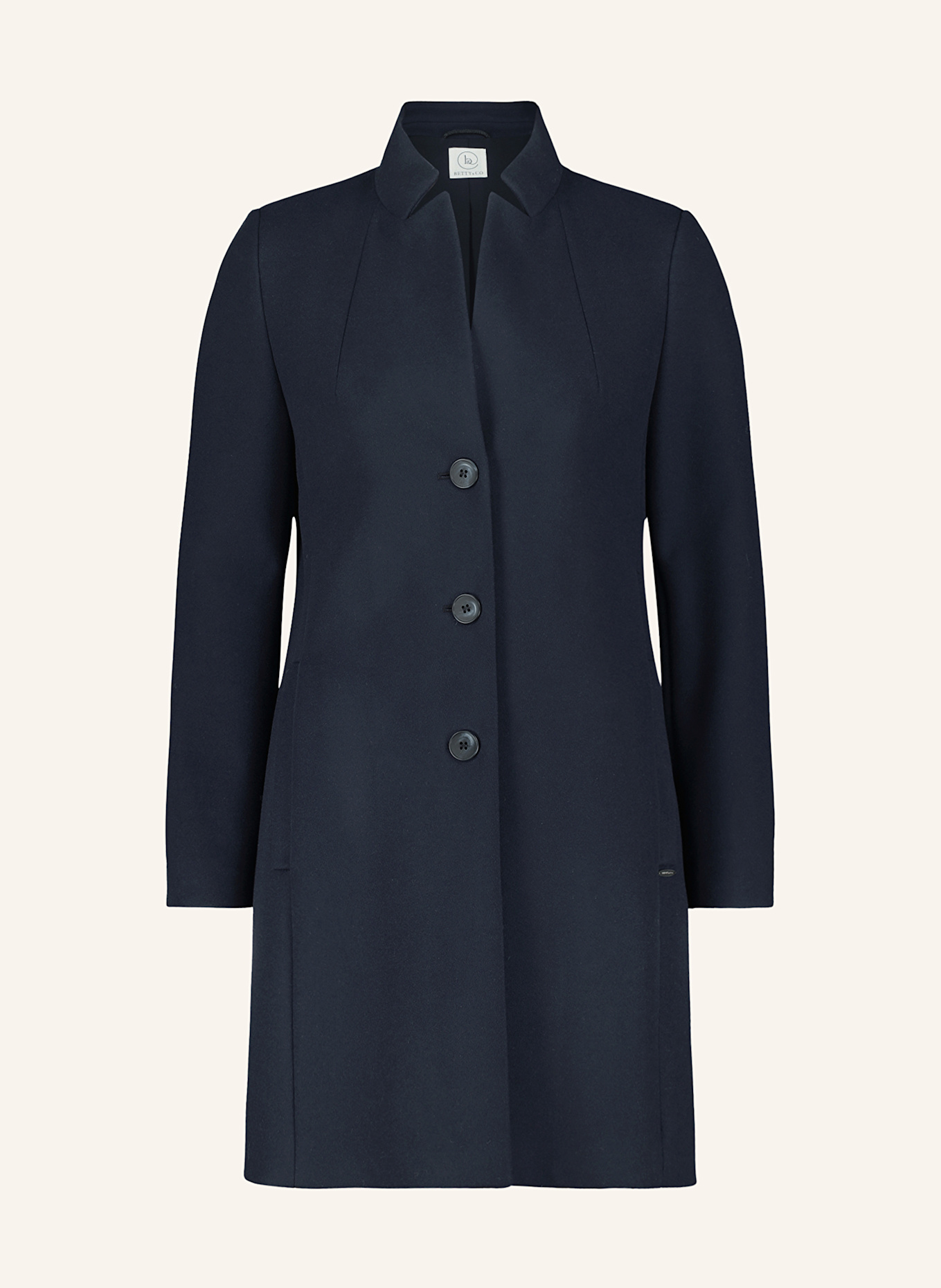 BETTY&CO Kabát: TMAVĚ MODRÁ