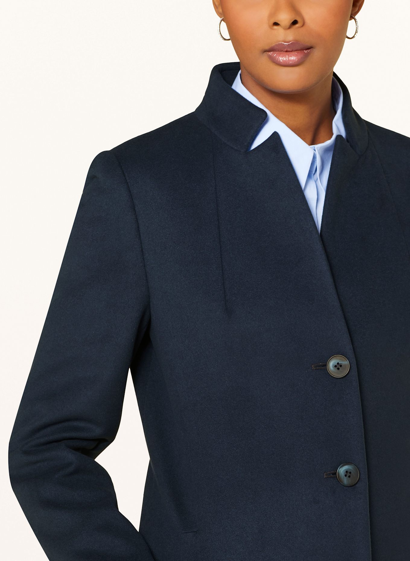 BETTY&CO Kabát: TMAVĚ MODRÁ