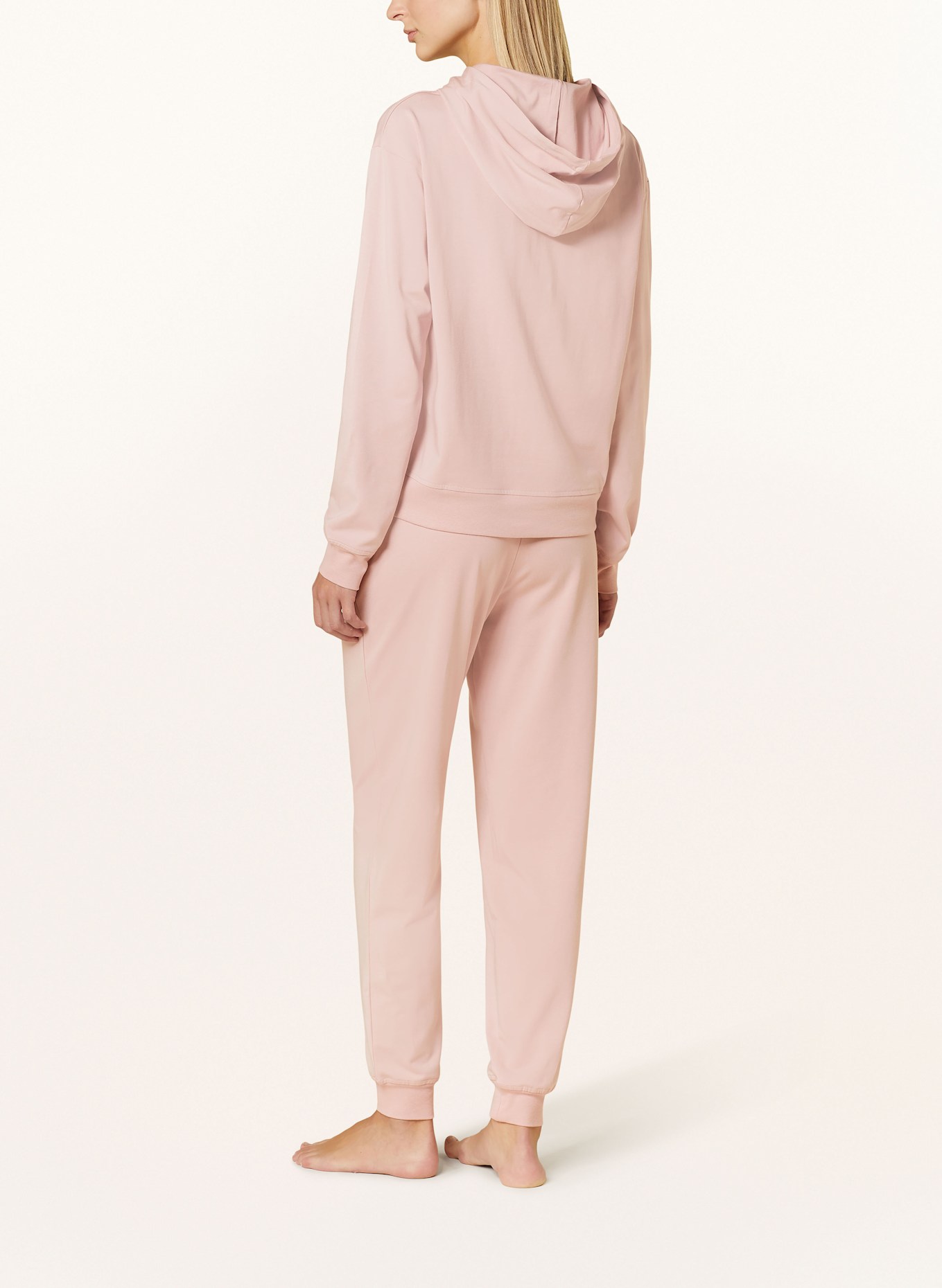 HUGO Sweat à capuche lounge HUFFLE: ROSE CLAIR