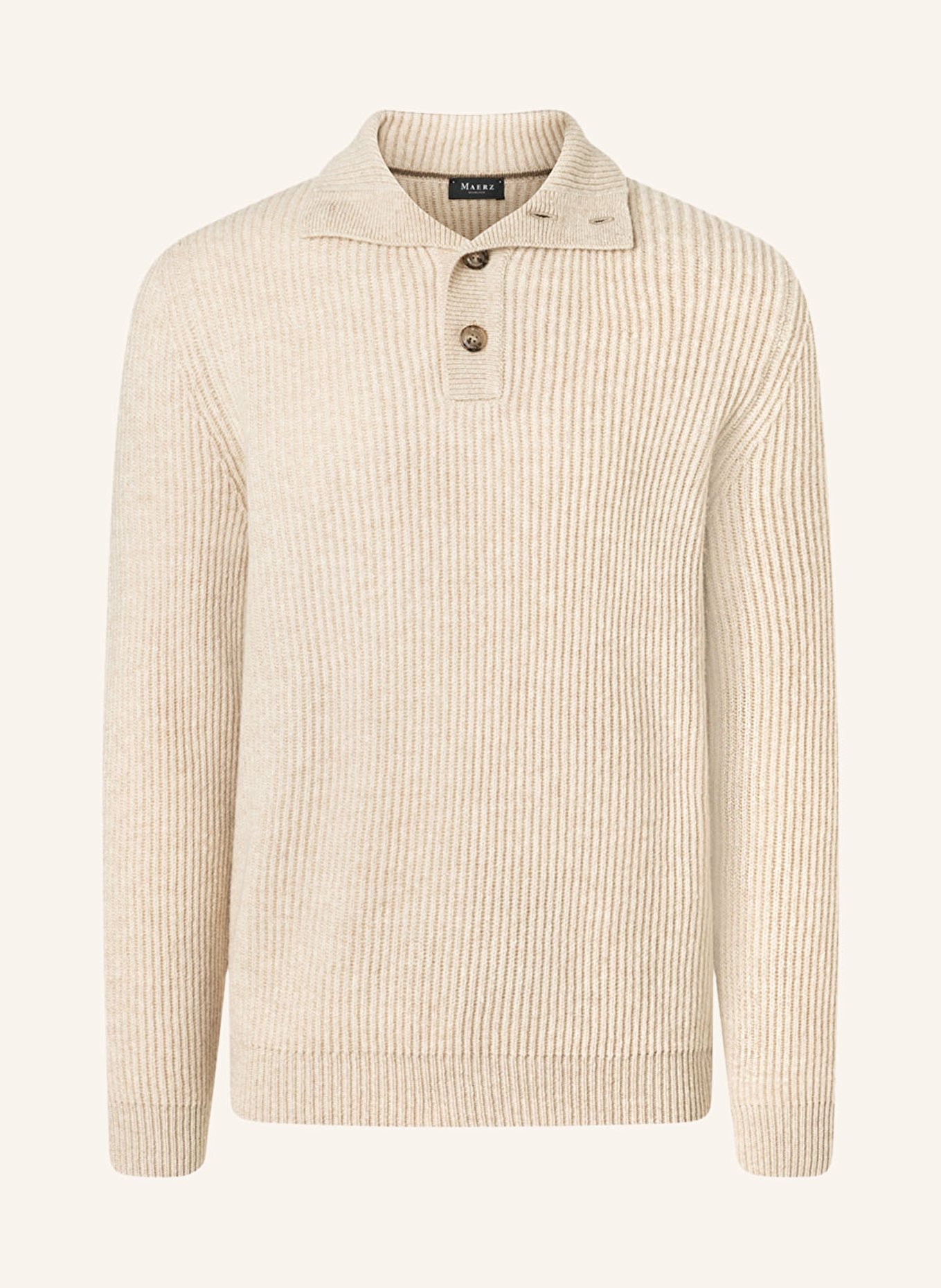 MAERZ MUENCHEN Half-zip sweater, Color: BEIGE (Image 1)