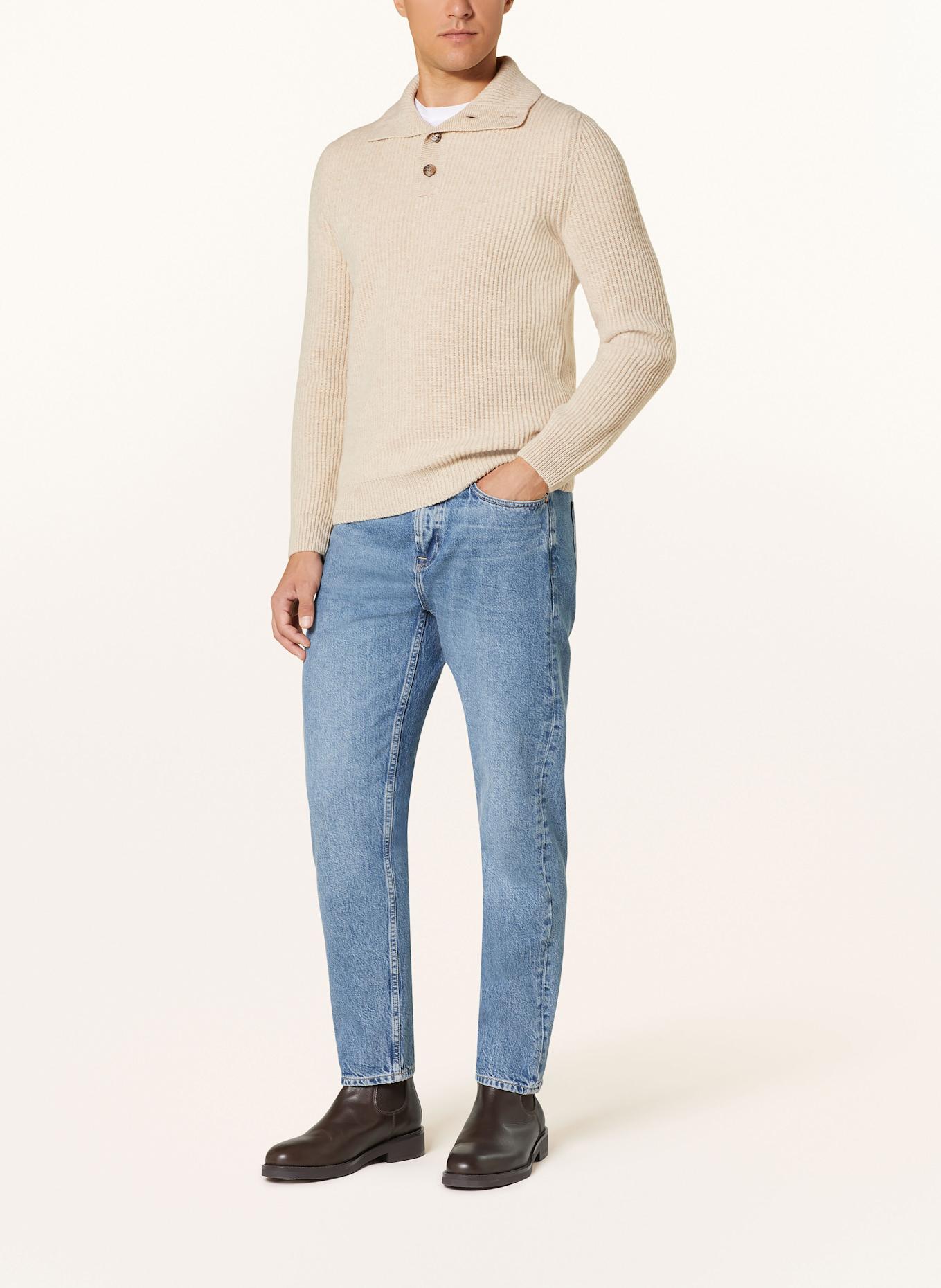 MAERZ MUENCHEN Half-zip sweater, Color: BEIGE (Image 2)