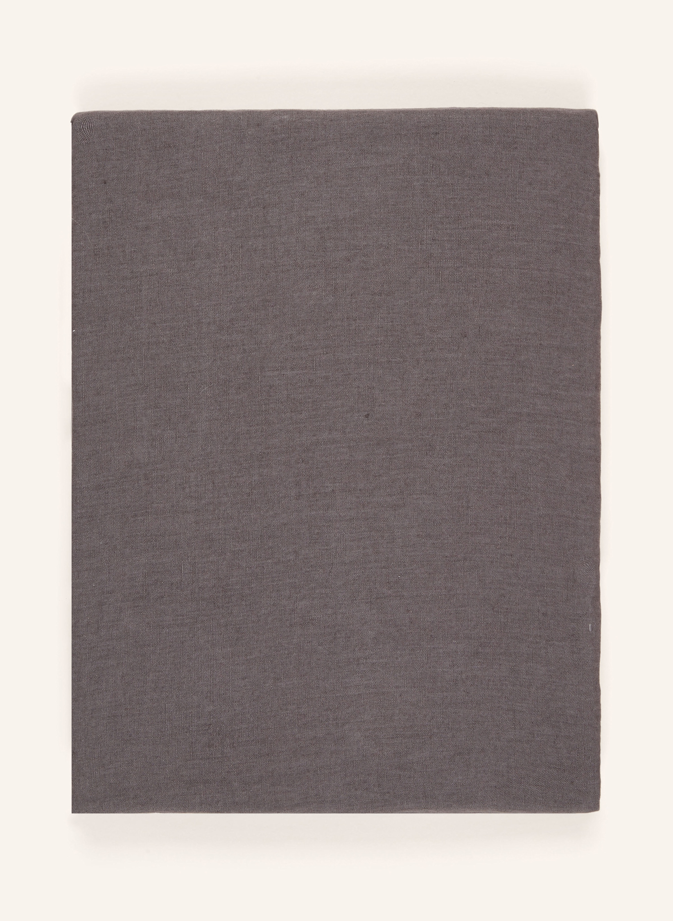 zoeppritz Prześcieradło z gumką z lnu: CZIEMNOSZARY