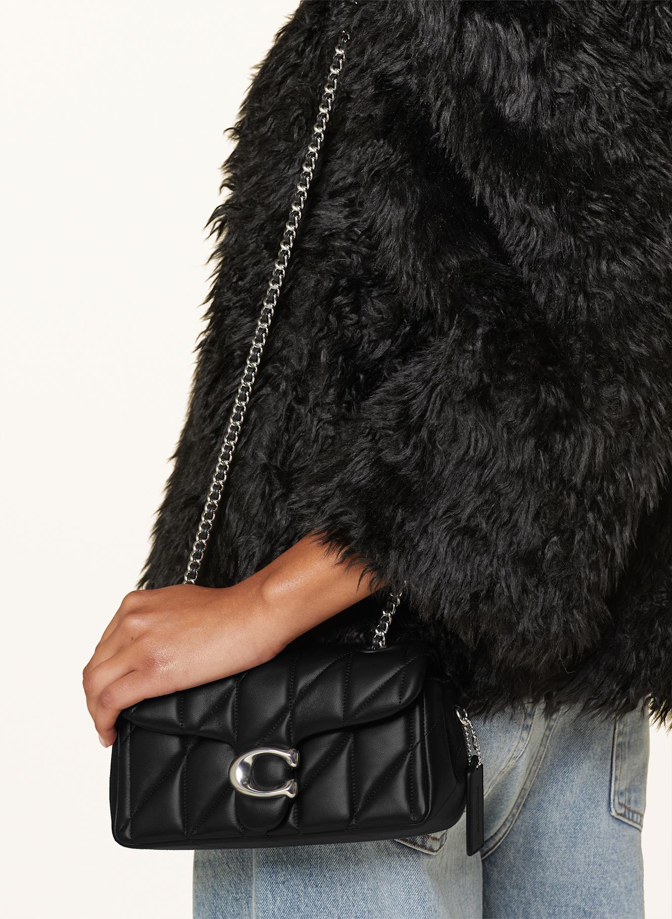 COACH Umhängetasche TABBY 20: SCHWARZ