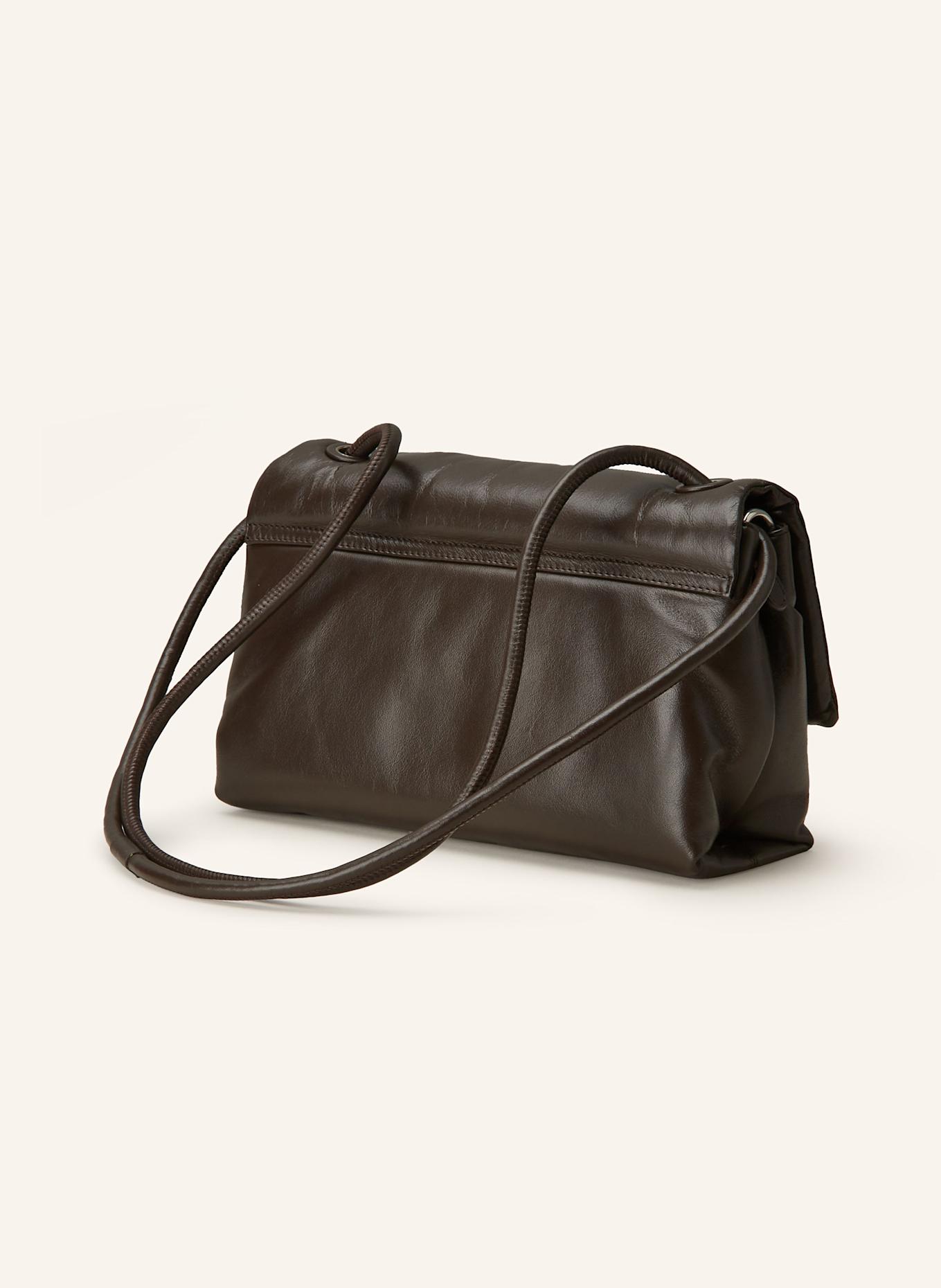 Ami Paris Sac à bandoulière VOULEZ VOUS: MARRON FONCÉ