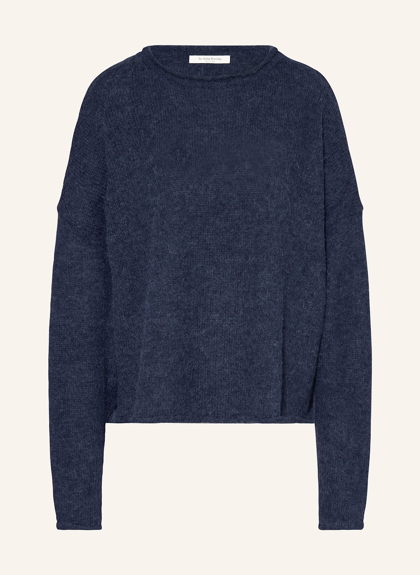 by Aylin Koenig Alpaca sweater HELENA: DARK BLUE