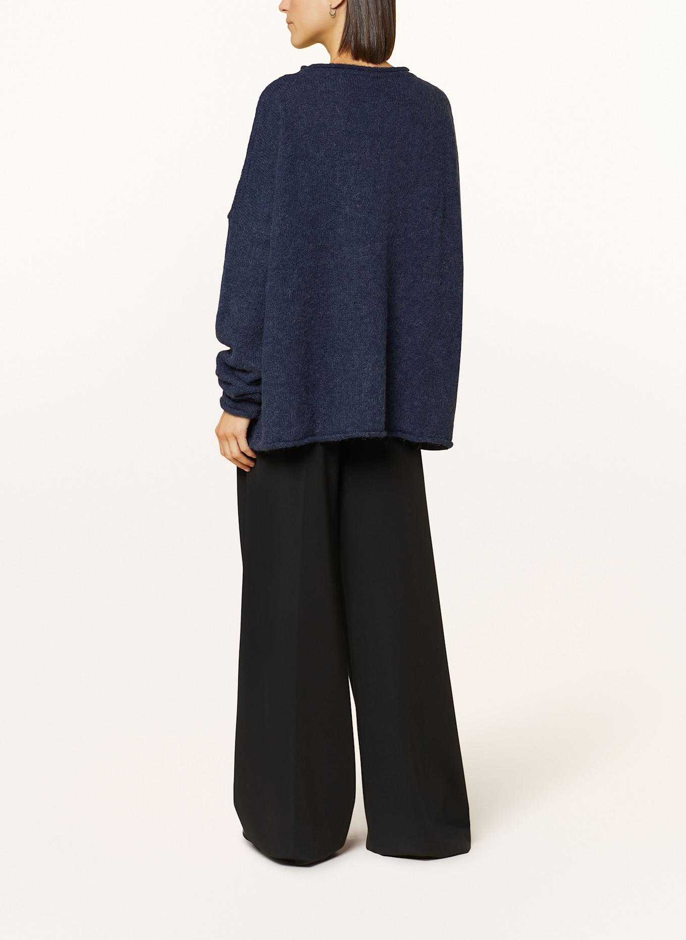 by Aylin Koenig Alpaca sweater HELENA: DARK BLUE