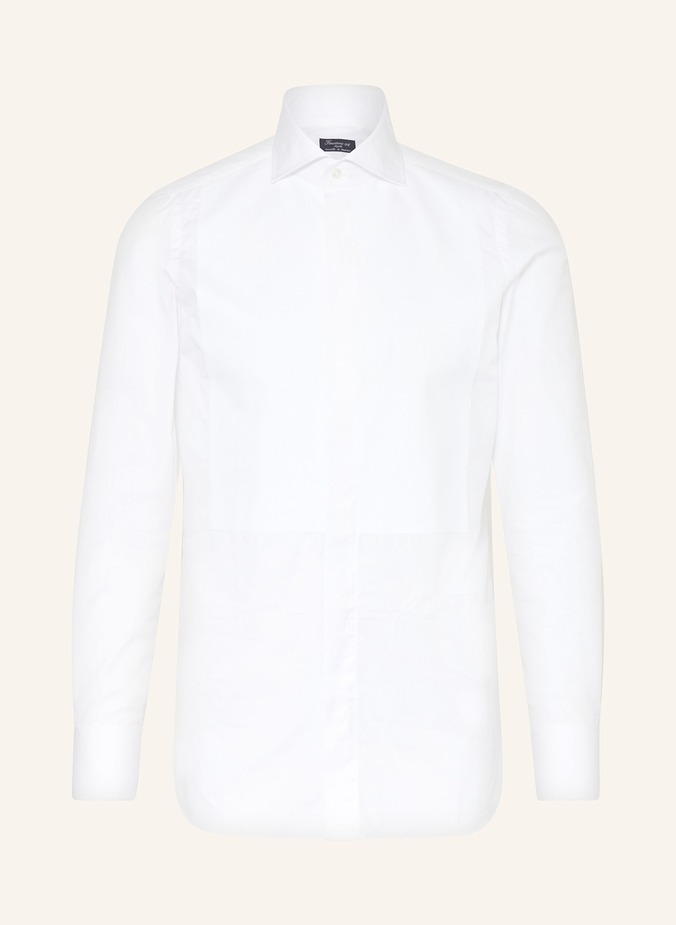 FINAMORE 1925 Tuxedo shirt EDUARDO regular fit, Color: WHITE (Image 1)