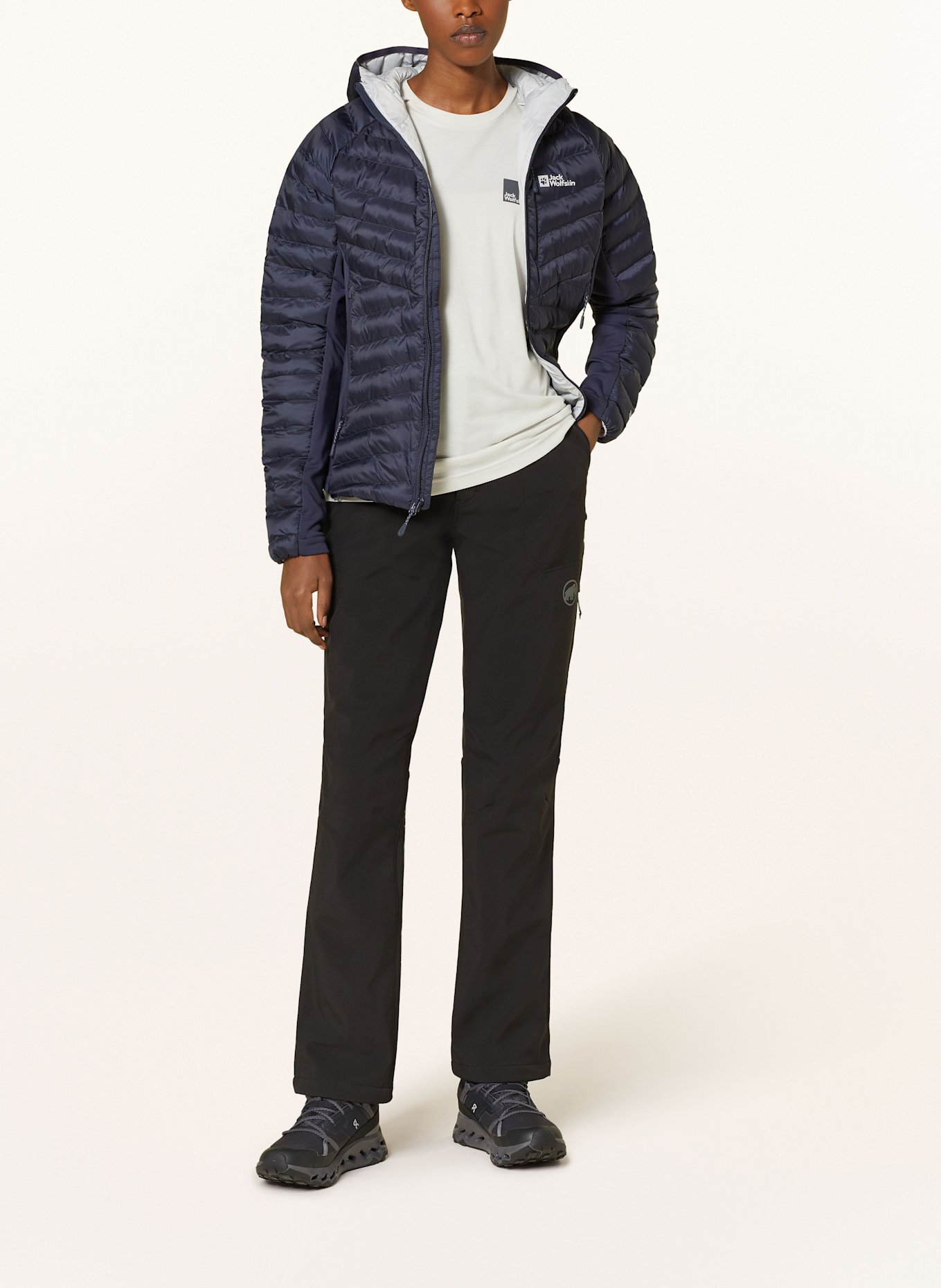Jack Wolfskin Hybrid quilted jacket ROUTEBURN PRO