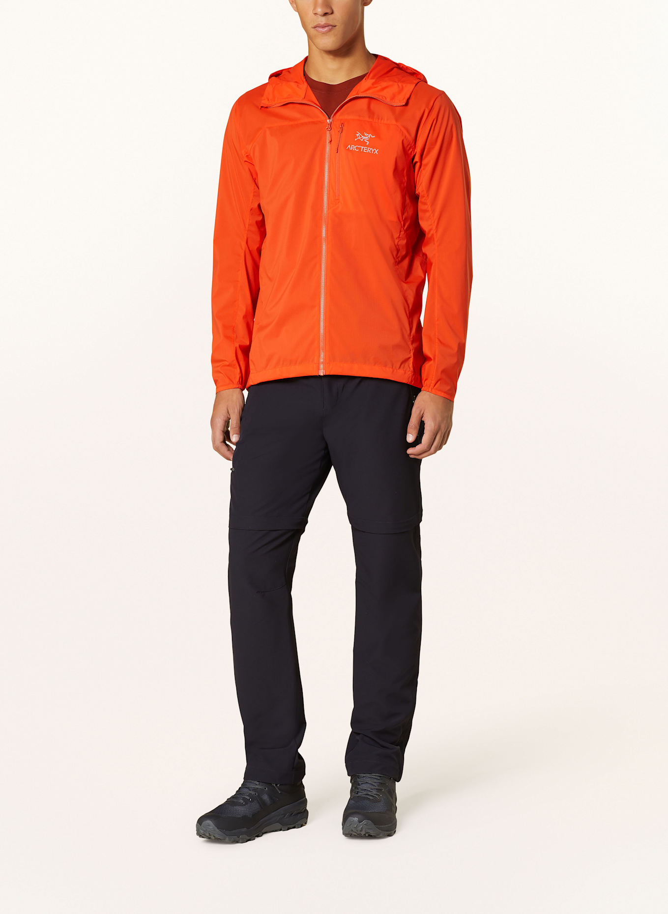 ARC'TERYX Windbreaker SQUAMISH HOODY: ORANGE