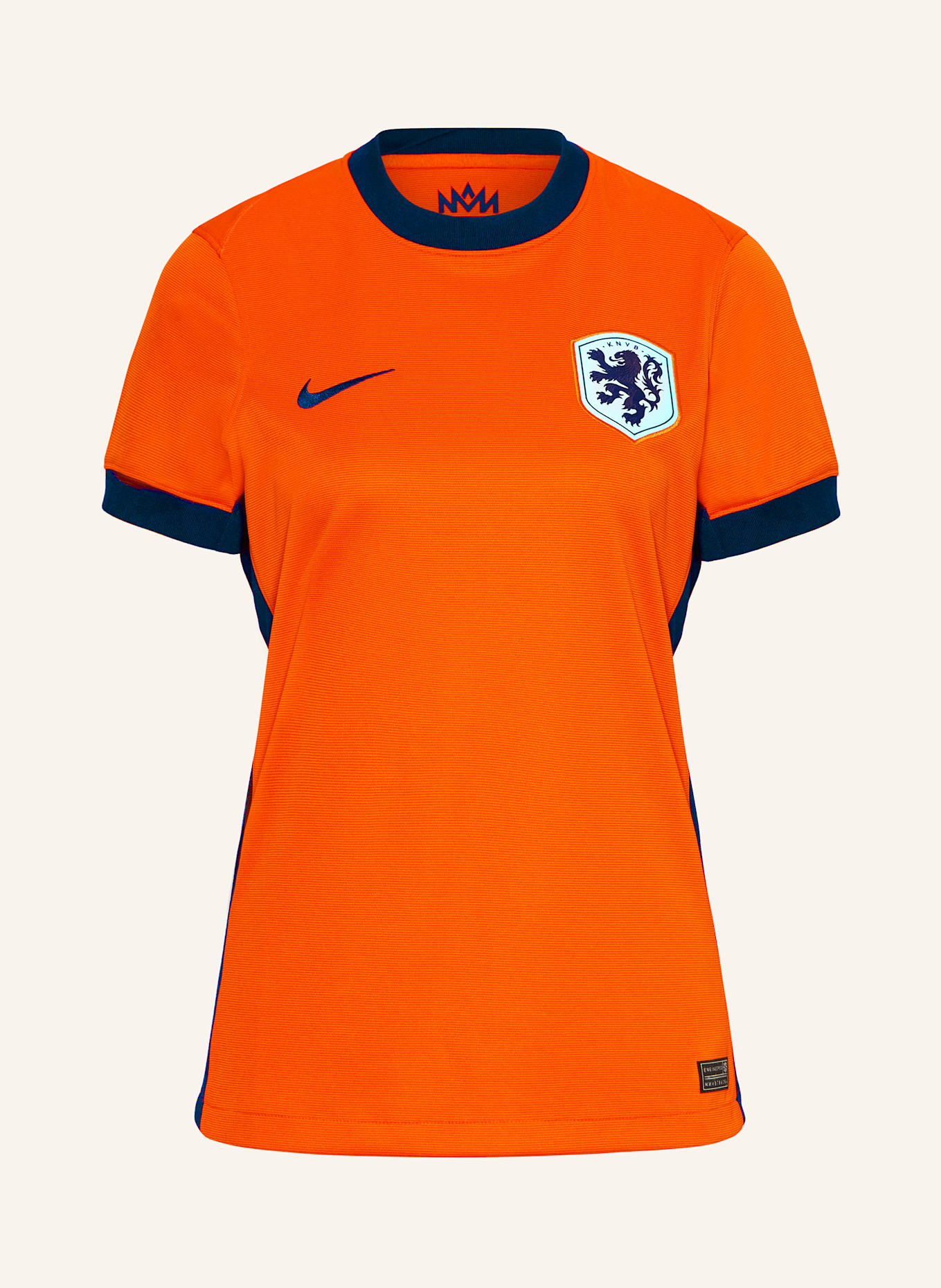 Nike Home shirt NETHERLANDS 2024 25 in orange dark blue turquoise