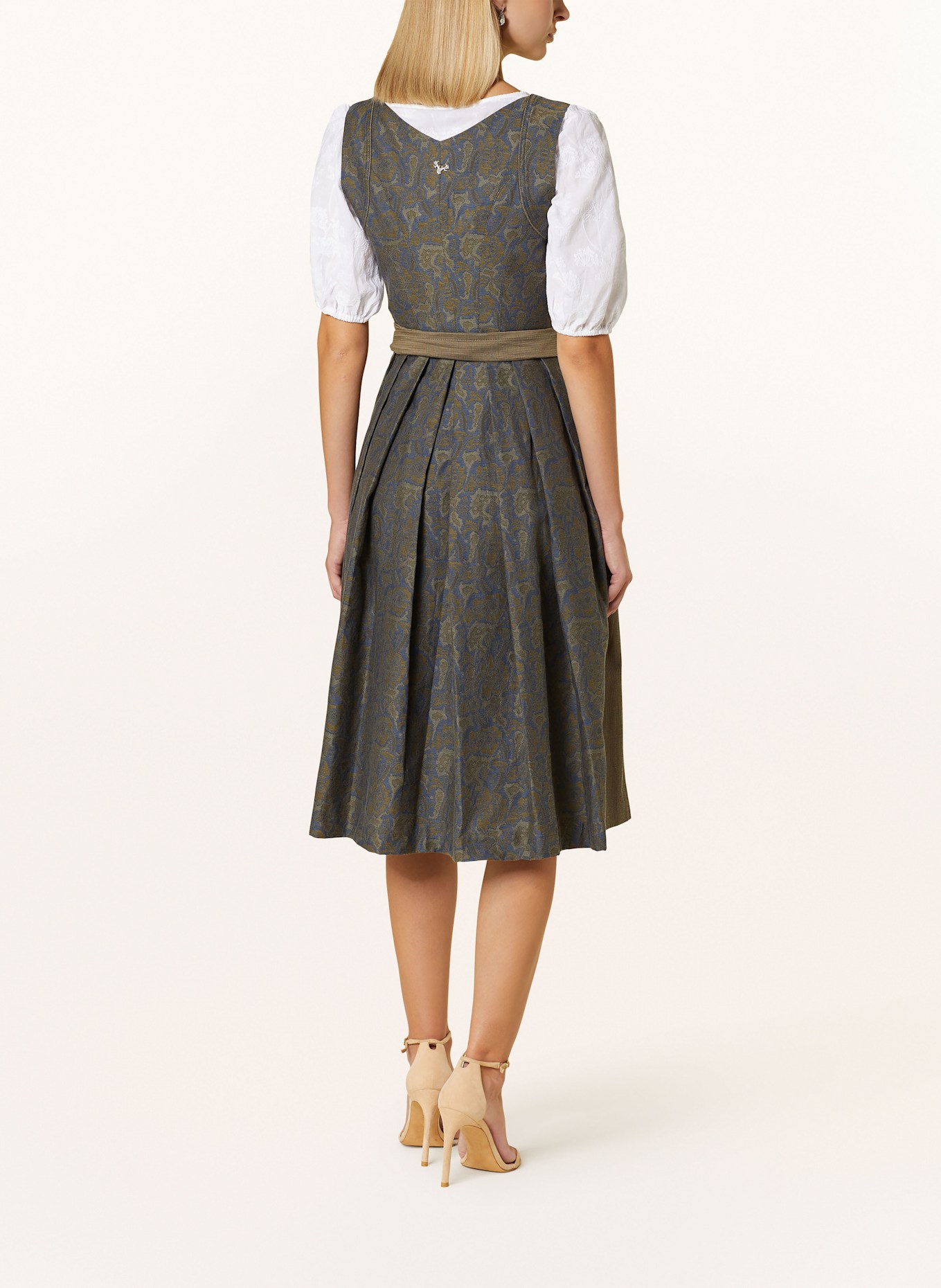 CocoVero Dirndl HEDI: OLIV/ BLAU