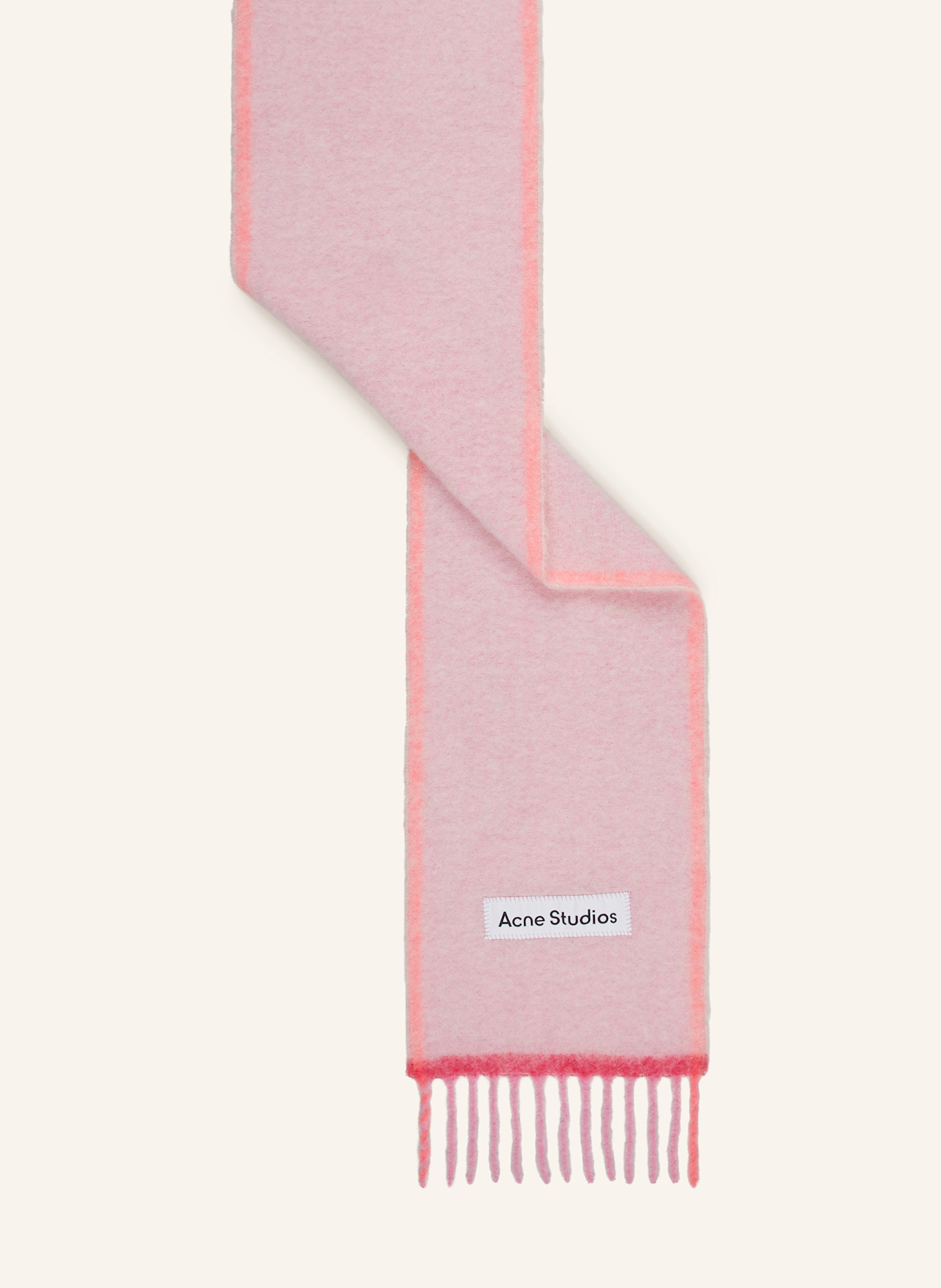 Acne Studios Schal mit Alpaka: PINK / ROSA