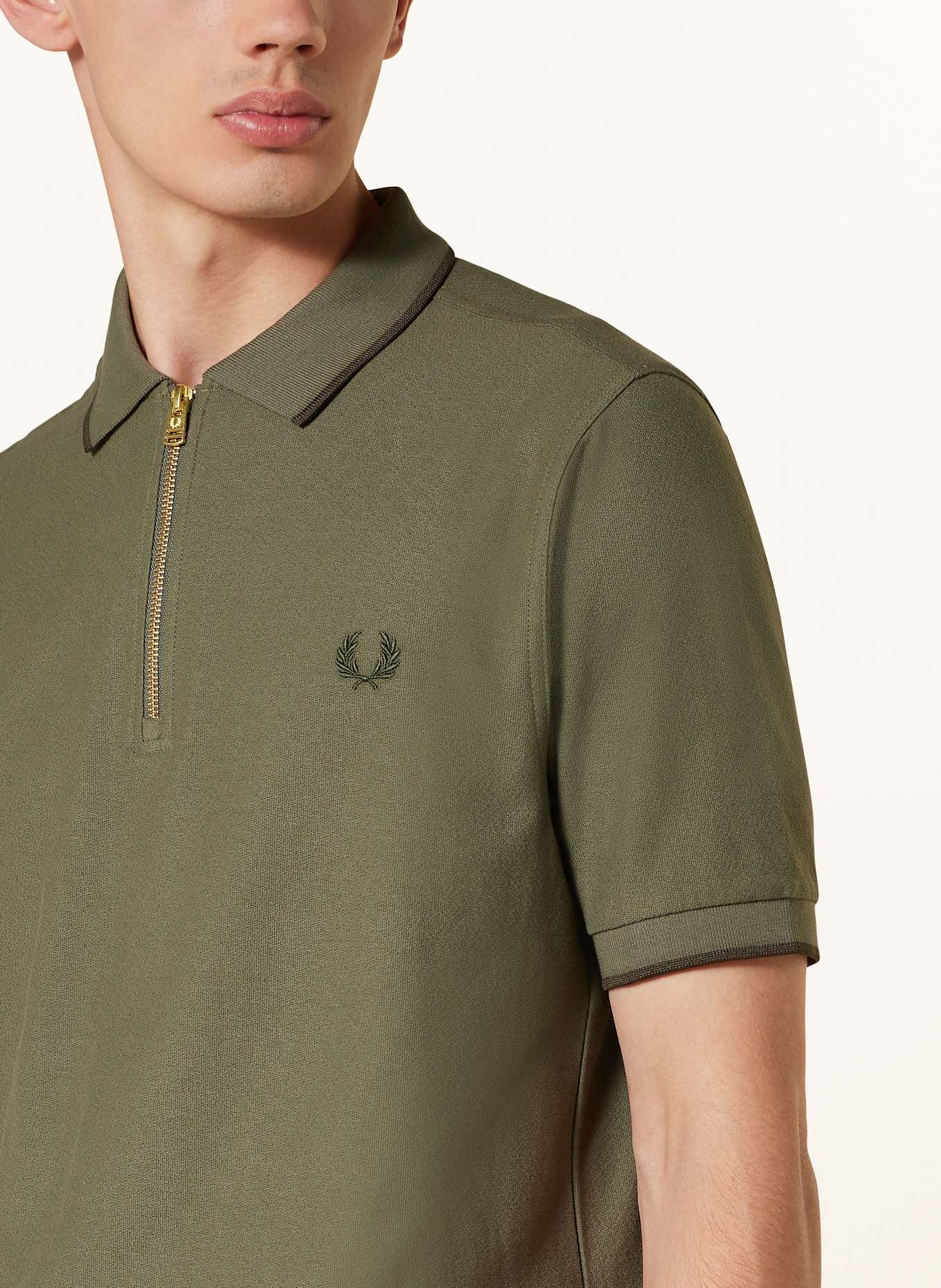 FRED PERRY Polo shirt, Color: DARK GREEN (Image 4)