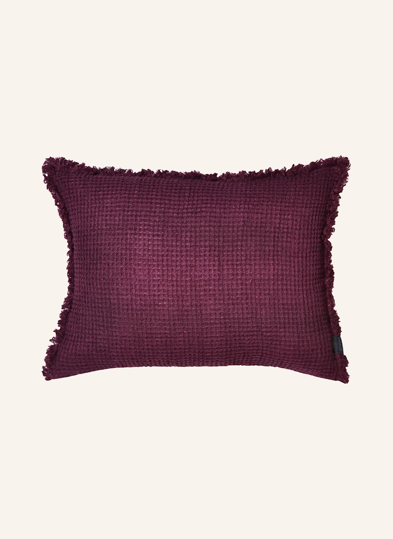 zoeppritz Dekokissenhülle HONEYBEE aus Leinen: DUNKELROT