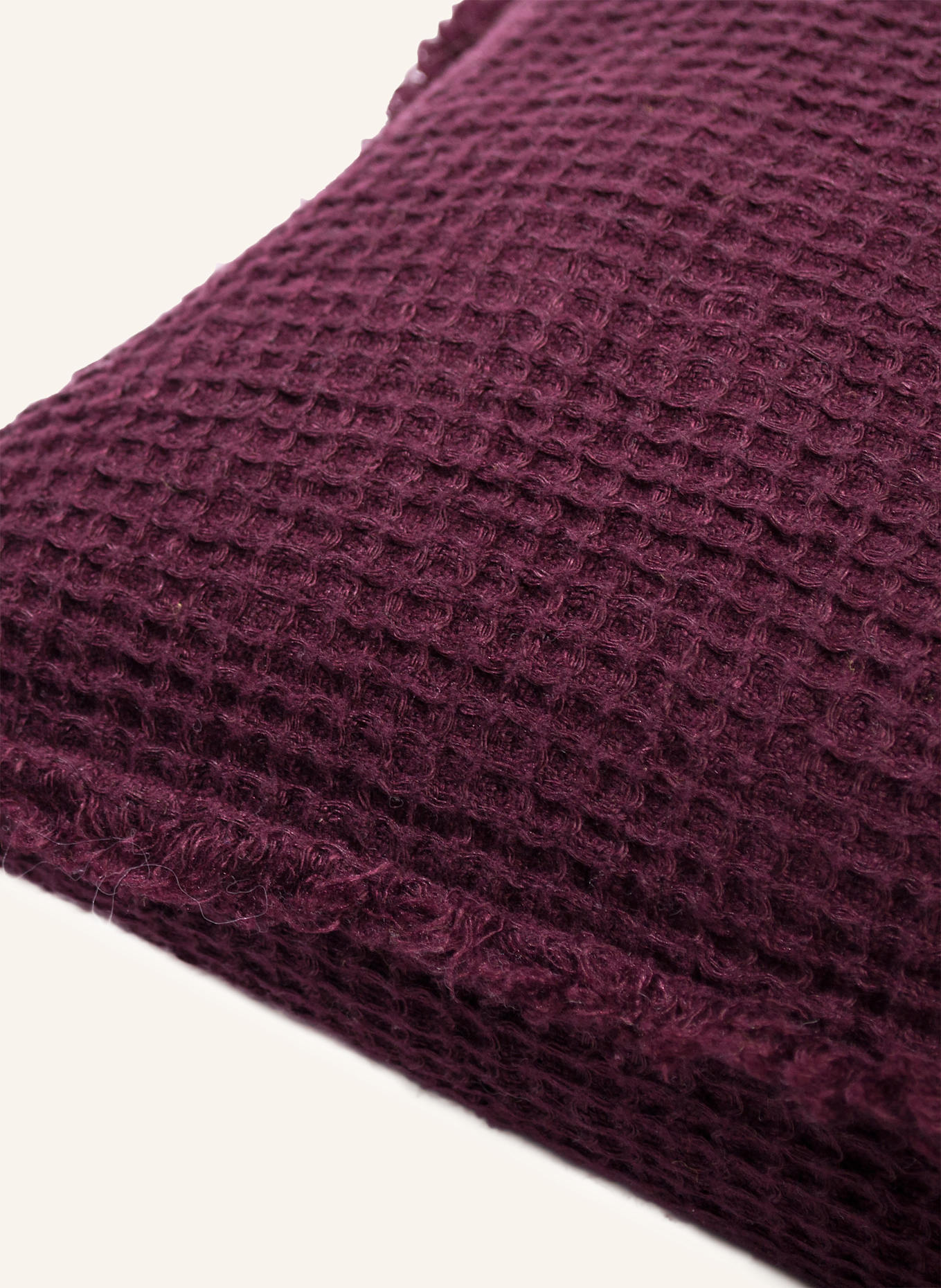 zoeppritz Dekokissenhülle HONEYBEE aus Leinen: DUNKELROT