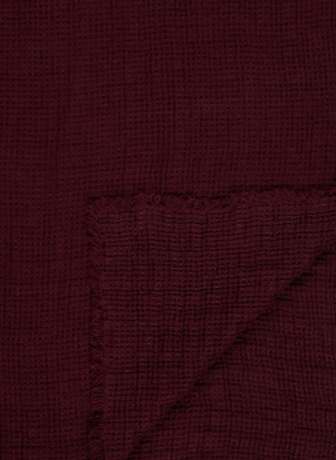 zoeppritz Leinen-Plaid HONEYBEE: DUNKELROT