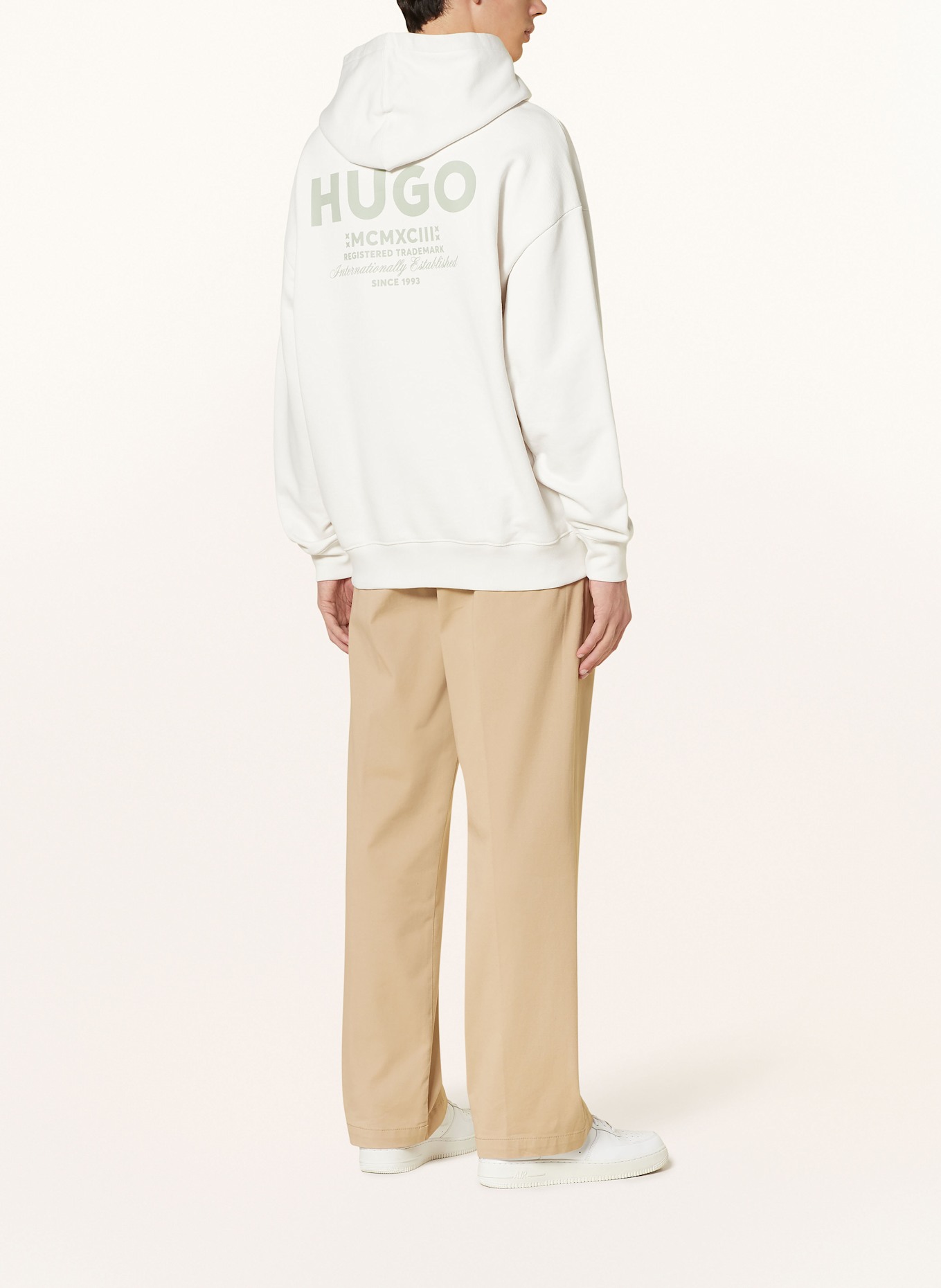 HUGO BLUE Hoodie NAZARDO, Color: WHITE (Image 2)