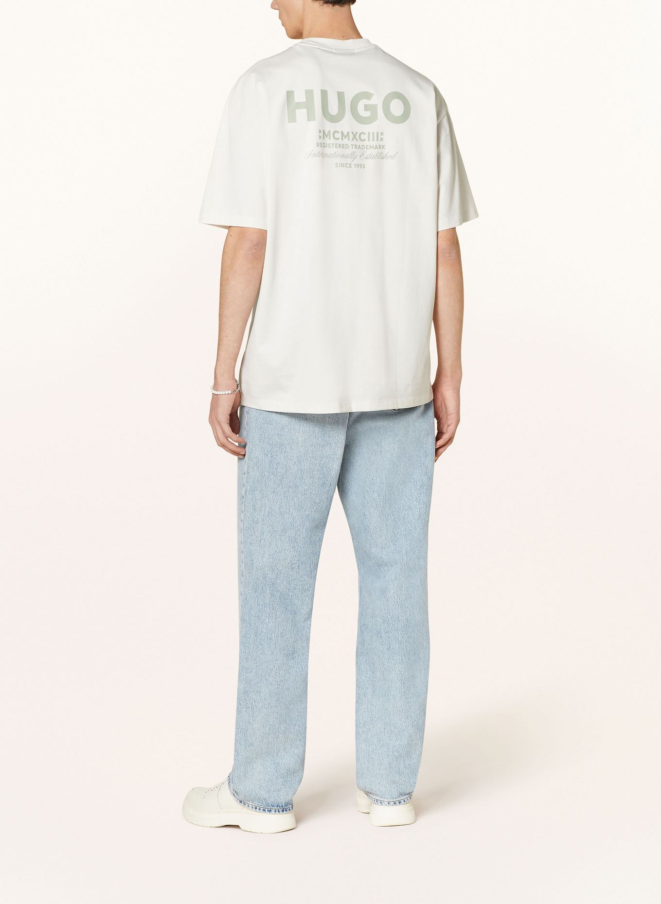 HUGO BLUE T-Shirt NALONO, Farbe: WEISS (Bild 2)