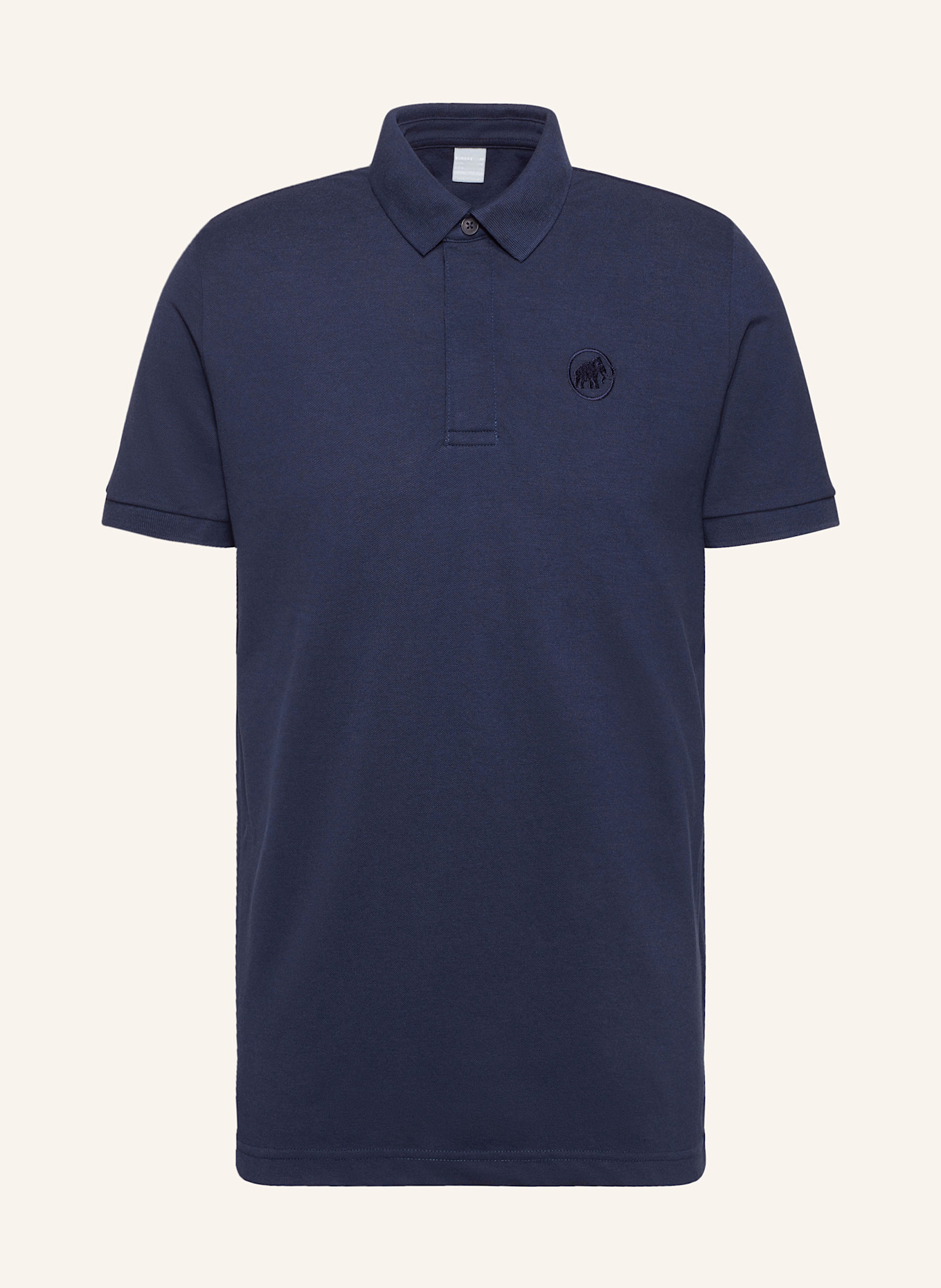 MAMMUT Piqué polo shirt, Color: DARK BLUE (Image 1)